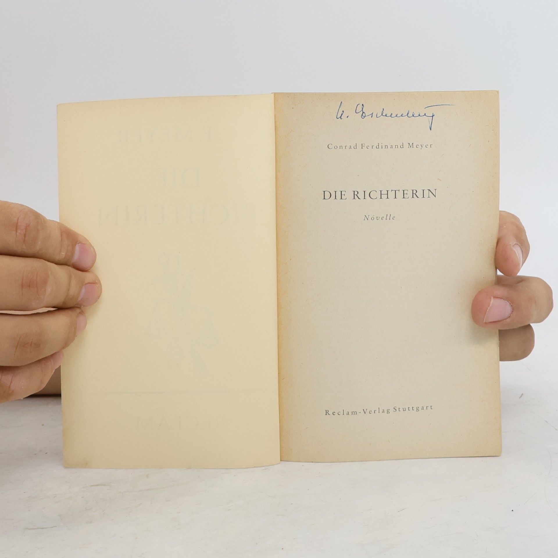 C. F. Meyer Die Richterin