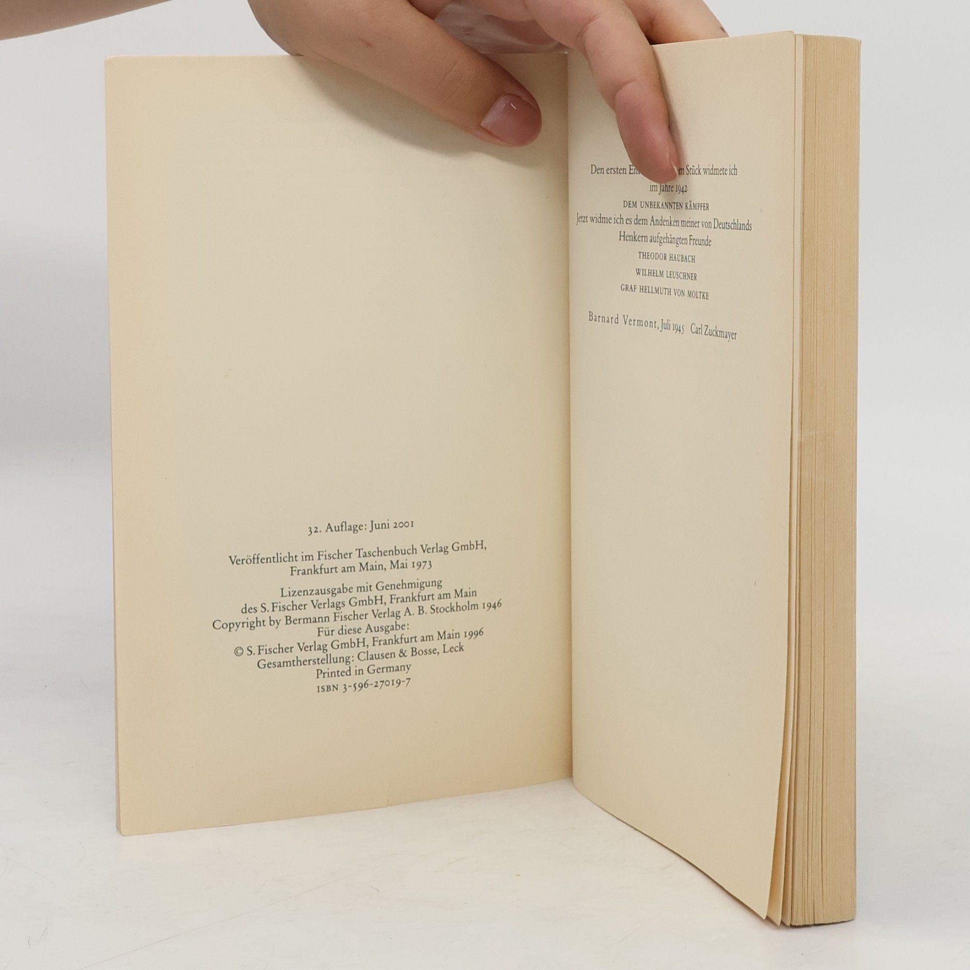 Carl Zuckmayer Des Teufels General