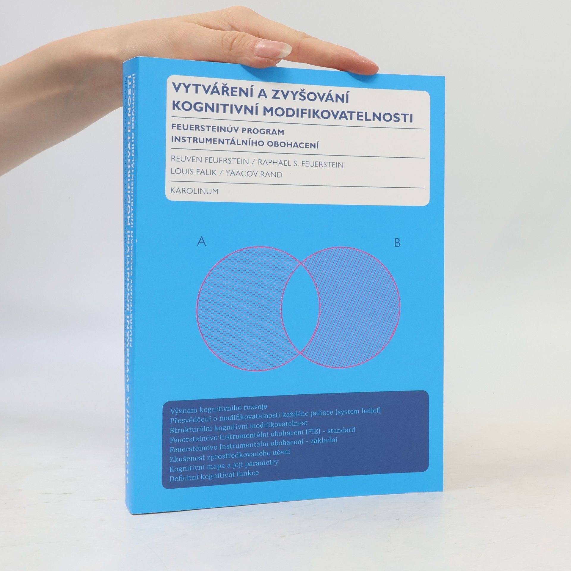 Reuven Feuerstein Vytváření a zvyšování kognitivní modifikovatelnosti. Feuersteinův program instrumentálního obohacení