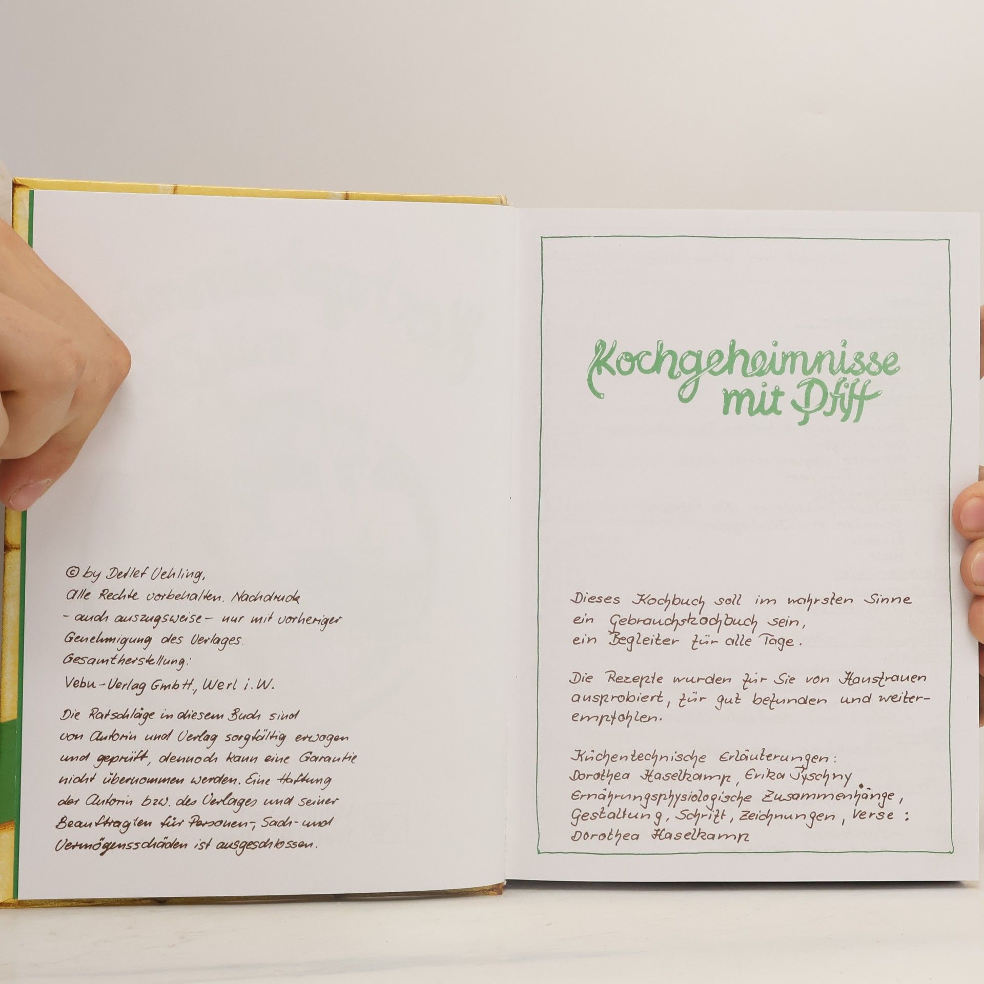 Dorothea Haselkamp Dorothea’s Kochgeheimnisse mit Pfiff