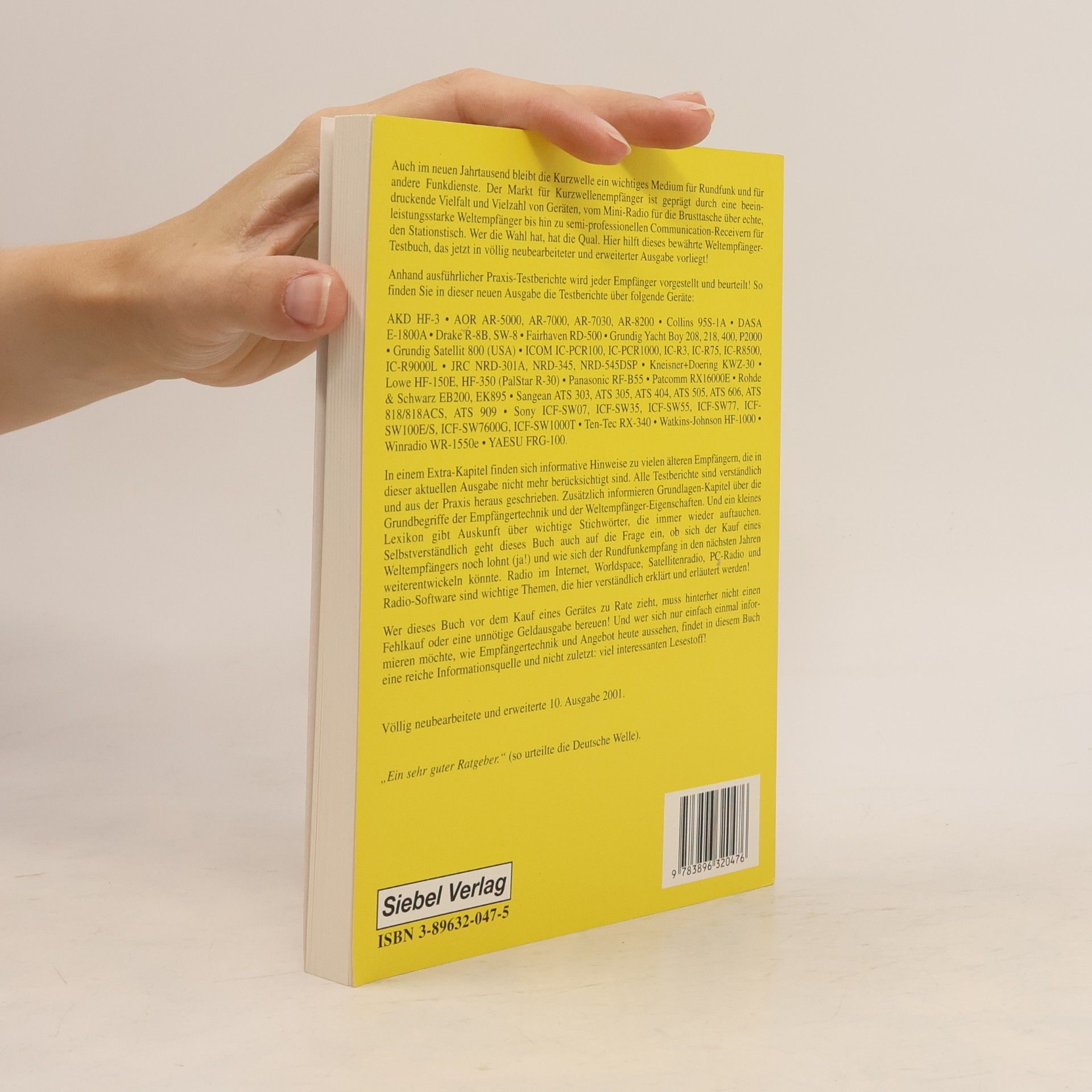 Nils Schiffhauer Weltempfänger-Testbuch Nr. 10