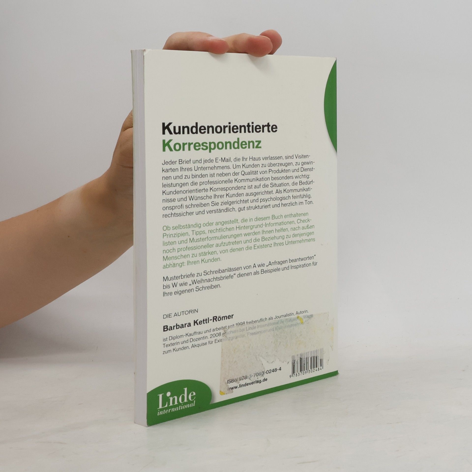 Barbara Kettl-Römer Kundenorientierte Korrespondenz