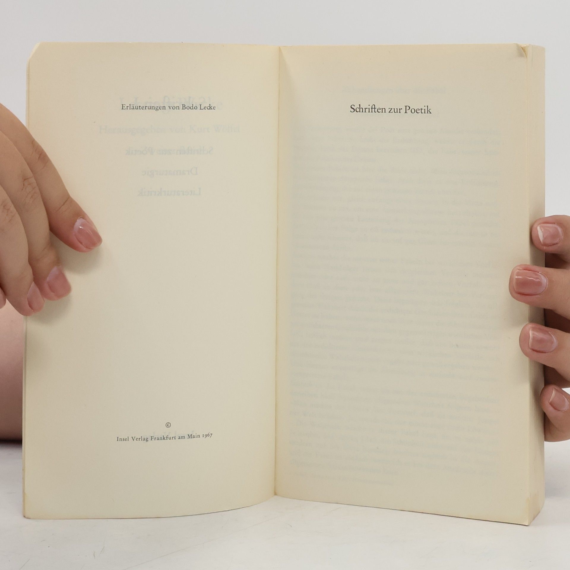 Gotthold Ephraim Lessing Insel Lessing