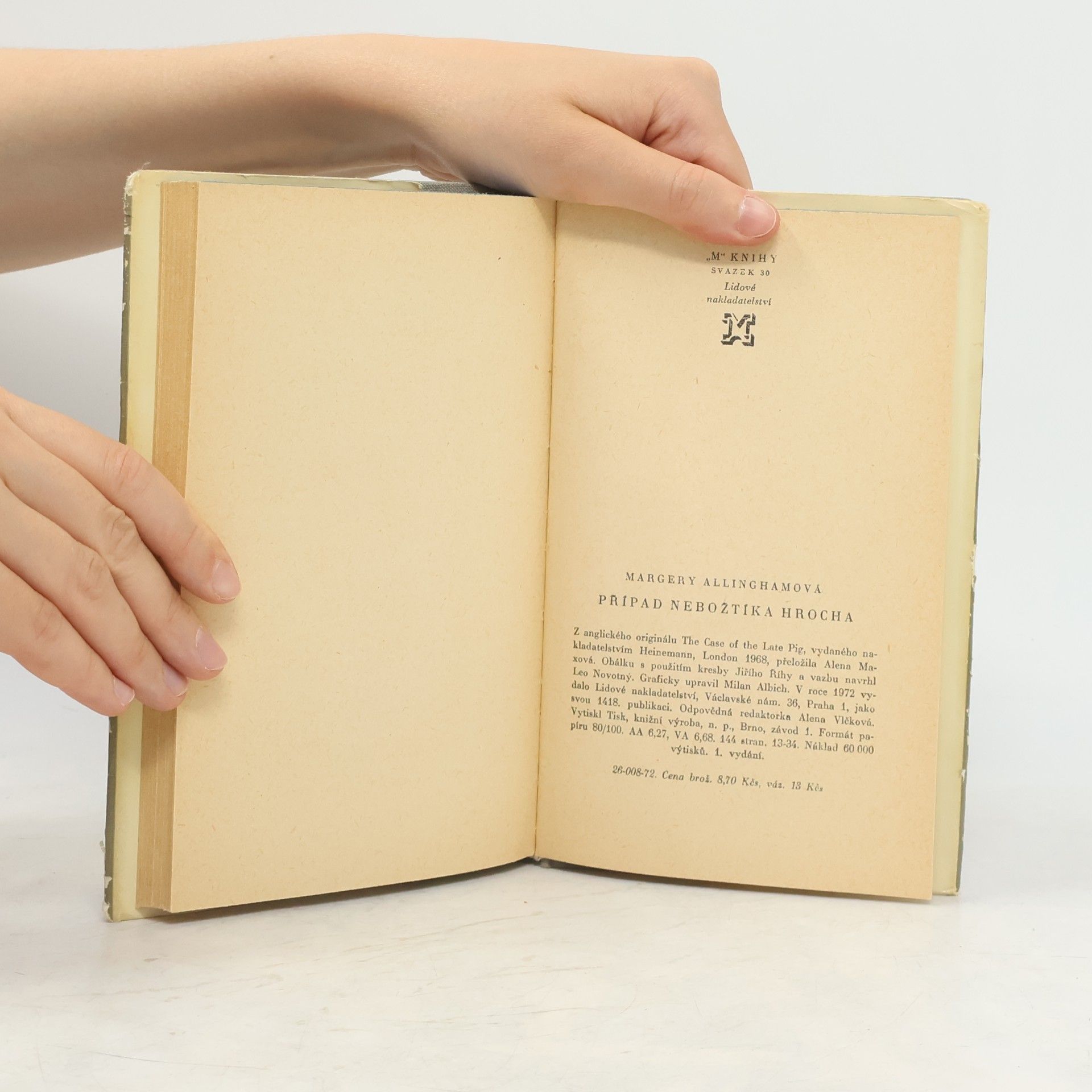 Margery Allingham Případ nebožtíka Hrocha