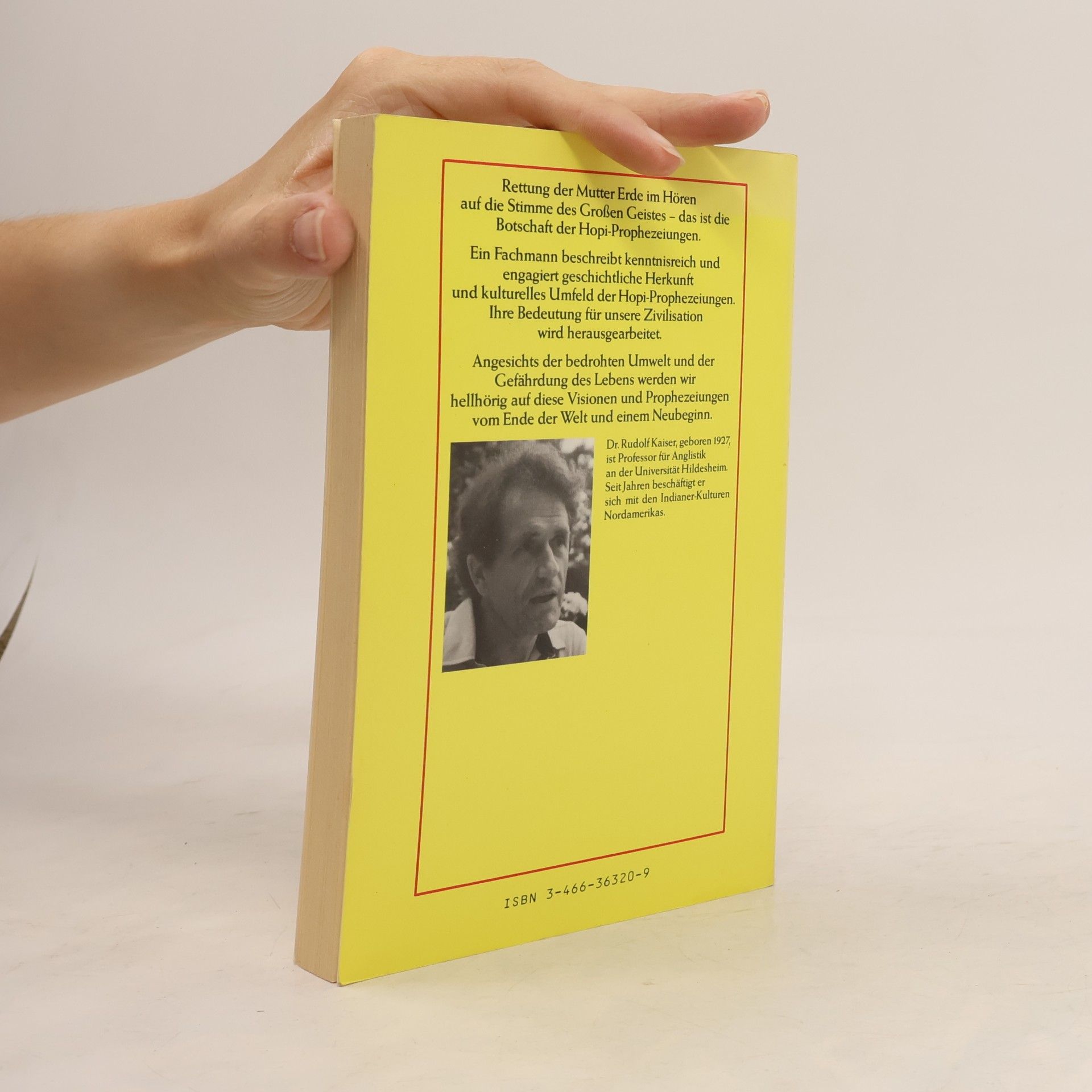 Rudolf Kaiser Die Stimme des Großen Geistes. Prophezeiungen und Endzeiterwartungen der Hopi-Indianer