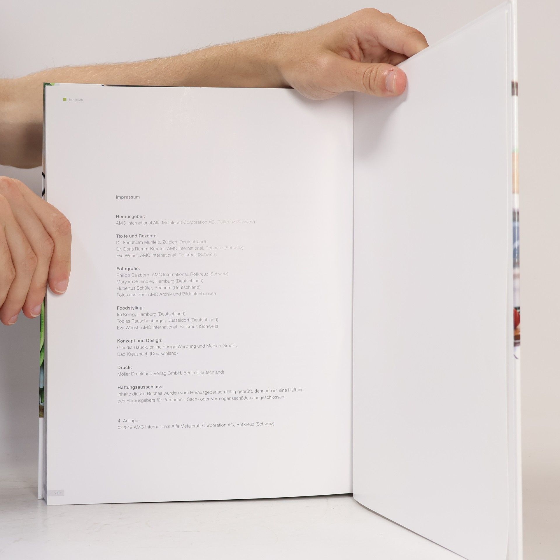 Autorenkollektiv Unser Kochbuch: Gesund genießen mit AMC