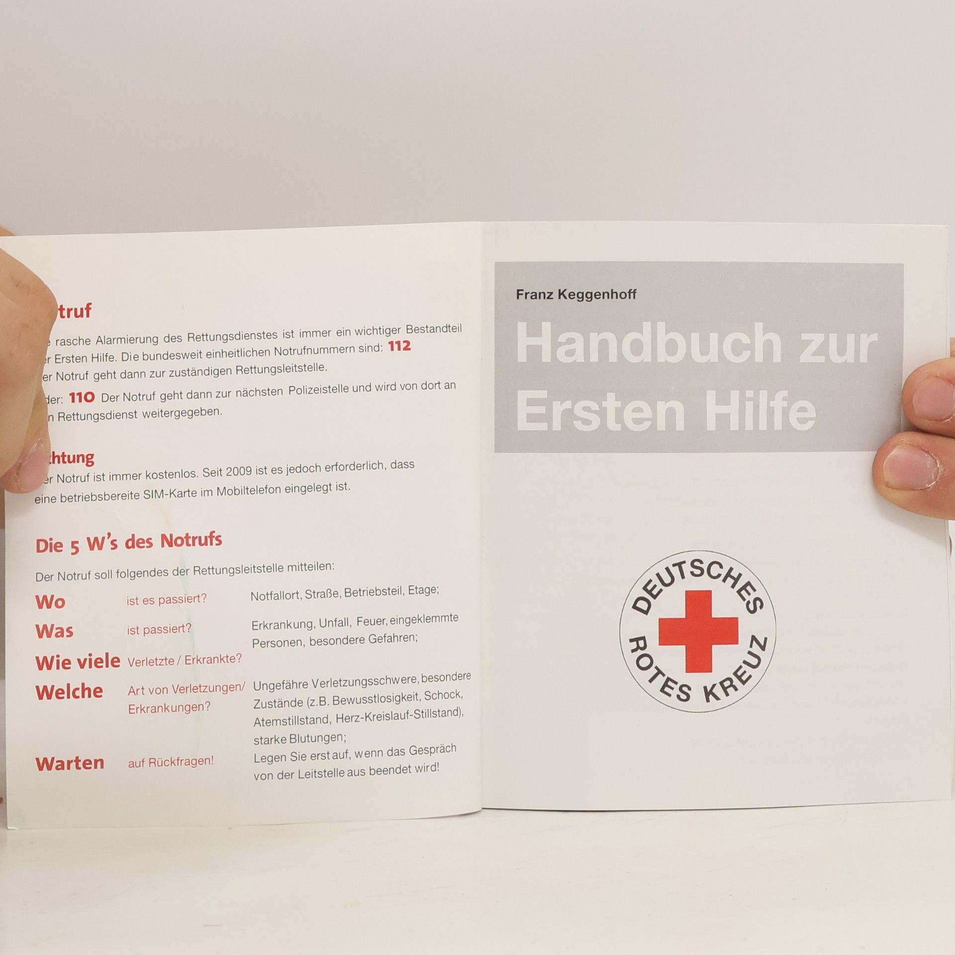 Franz Keggenhoff Handbuch Erste Hilfe