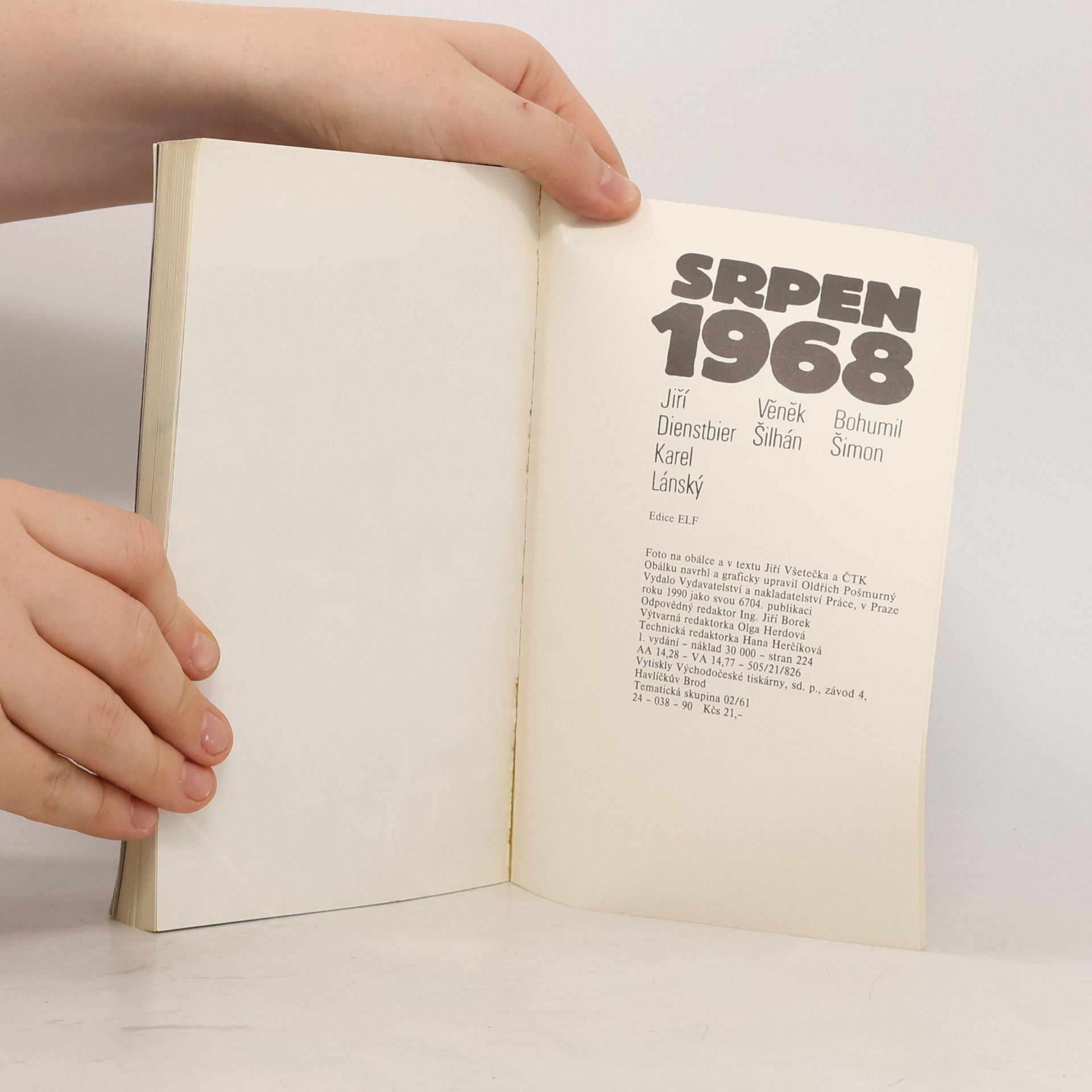Jiří Dienstbier Srpen 1968