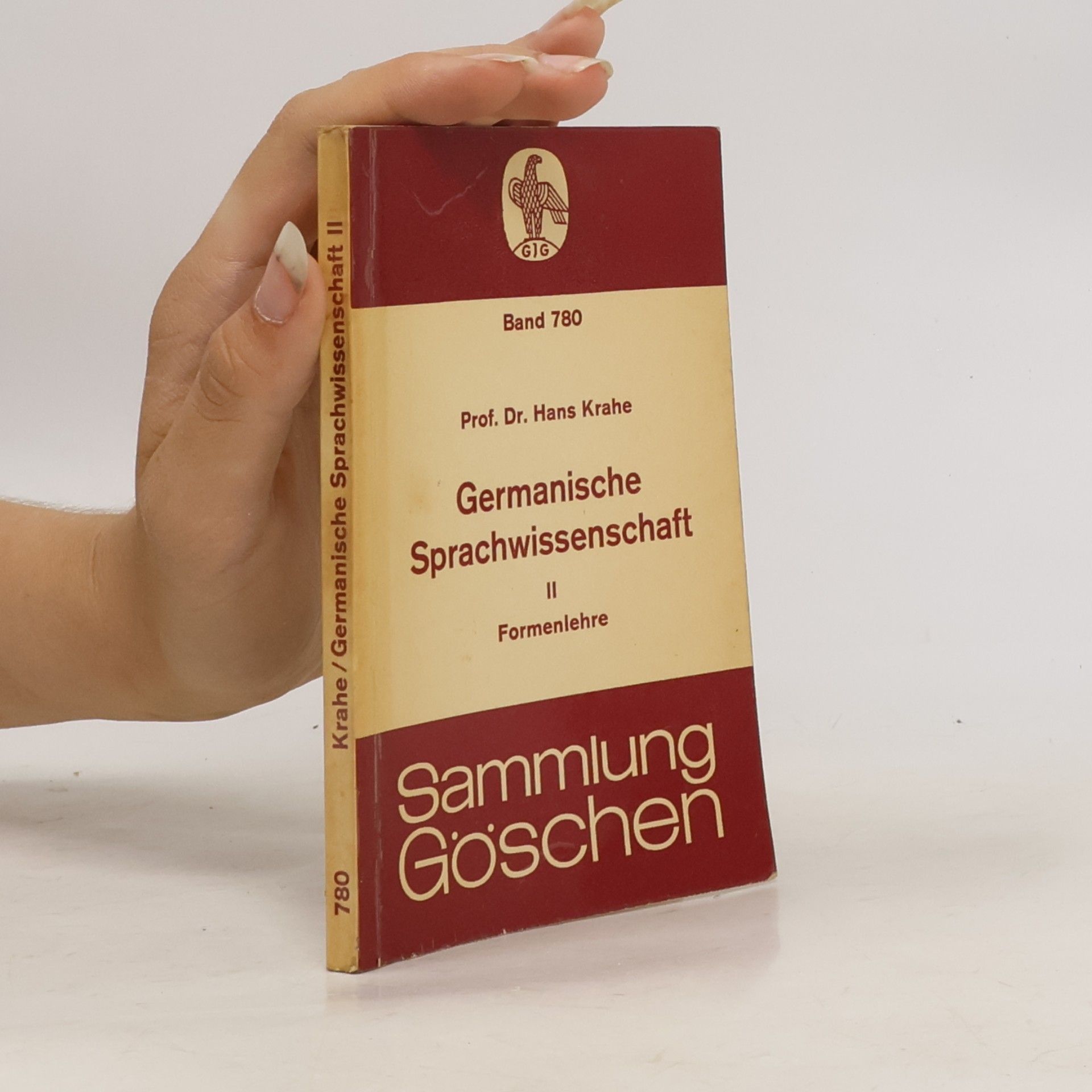 Hans Krahe Germanische Sprachwissenschaft II. Formenlehre