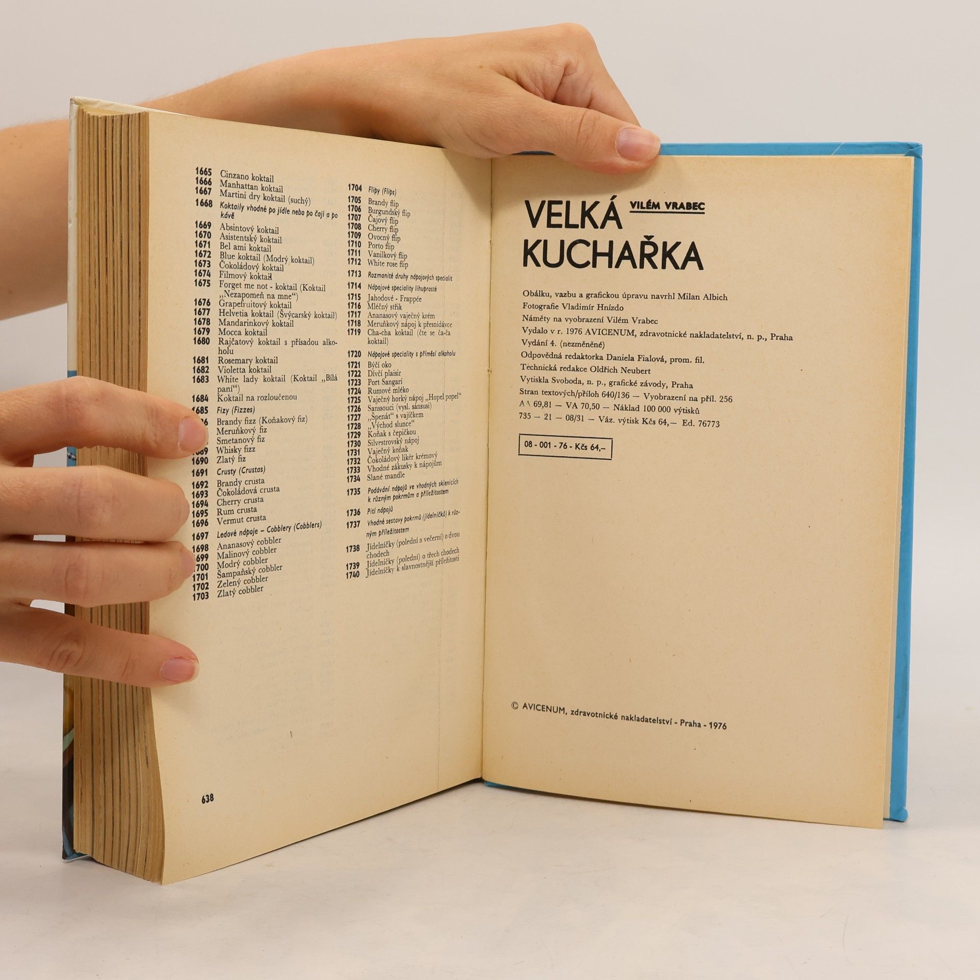 Vilém Vrabec Velká kuchařka
