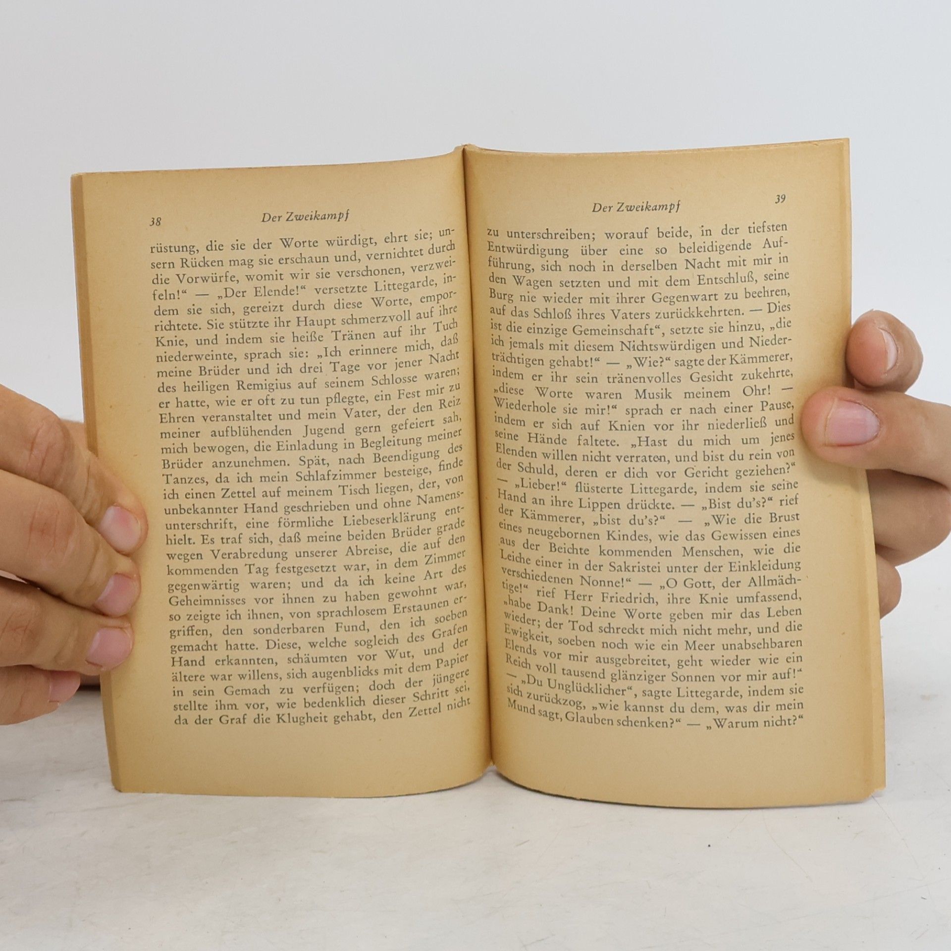 Heinrich von Kleist Der Zweikampf. Der Findling