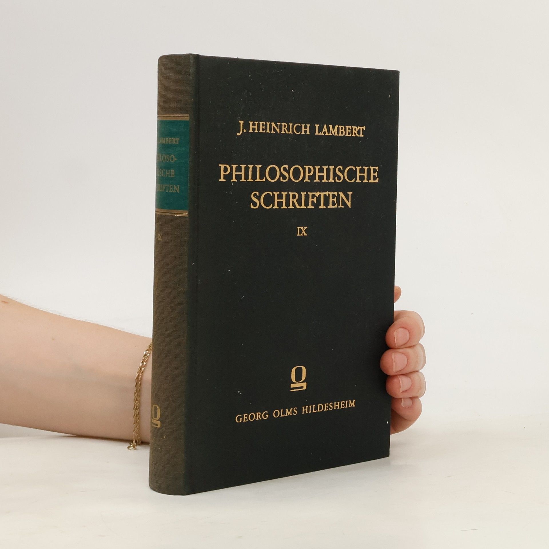 Johann Heinrich Lambert Philosophische Schriften IX.