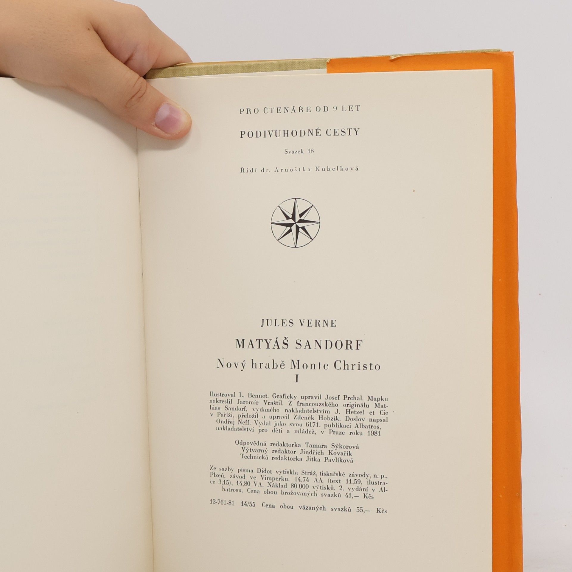 Jules Verne Matyáš Sandorf. Nový hrabě Monte Christo I.
