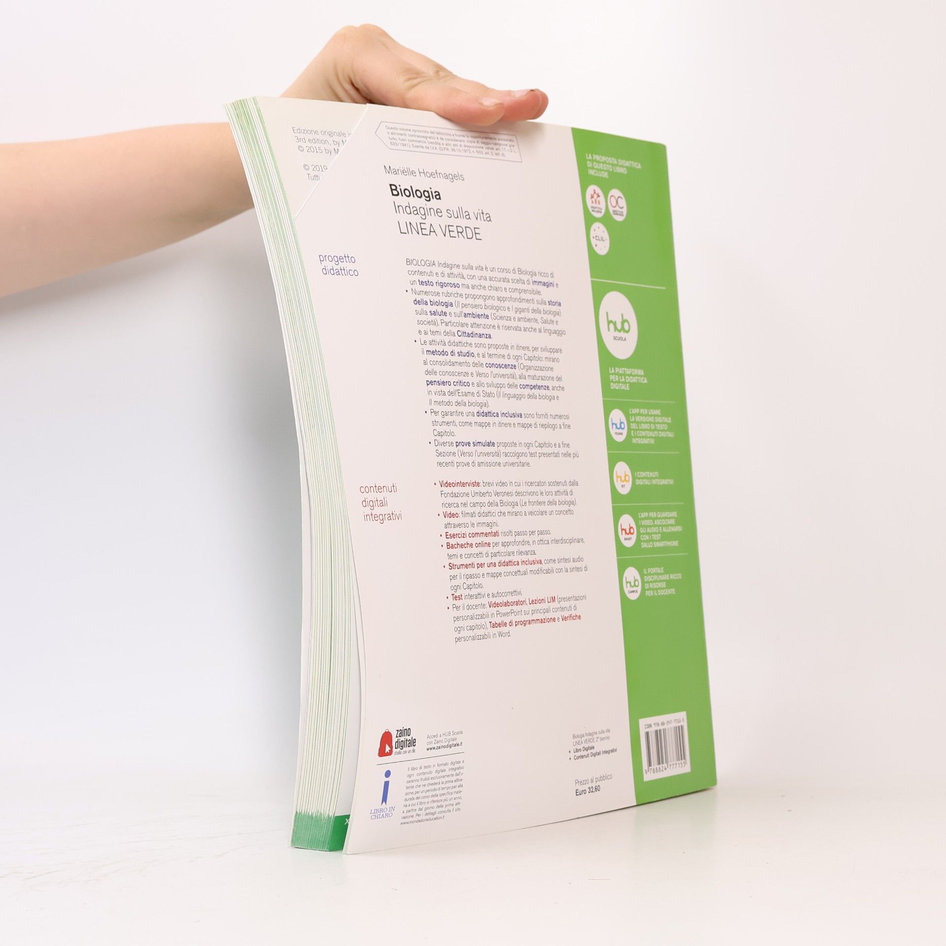 Mariëlle Hoefnagels Biologia. Indagine sulla vita. Linea verde. Per il secondo biennio delle Scuole superiori. Con e-book. Con espansione online