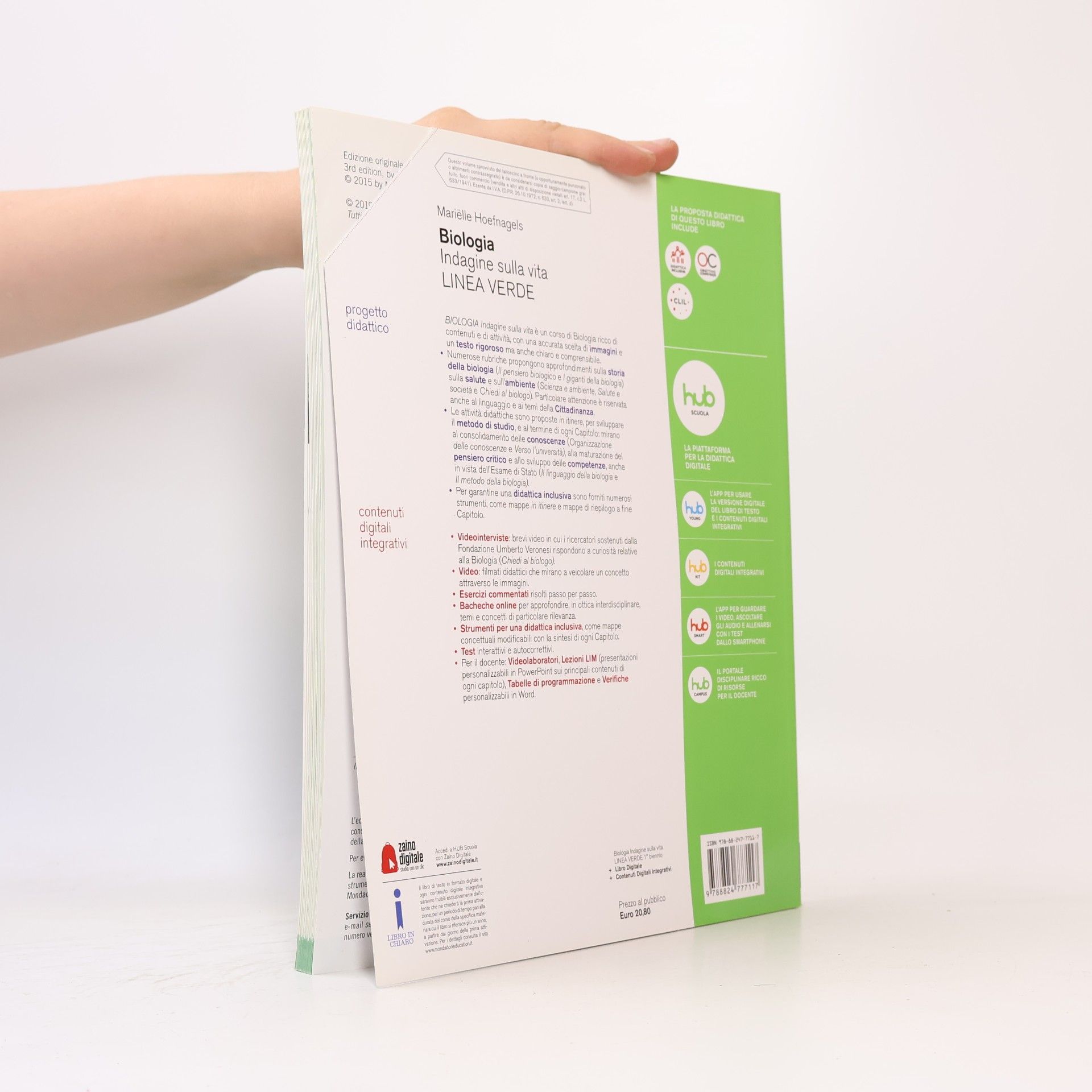 Mariëlle Hoefnagels Biologia. Indagine sulla vita. Linea Verde. Per il primo biennio delle scuole superiori. Con e-book. Con espansione online