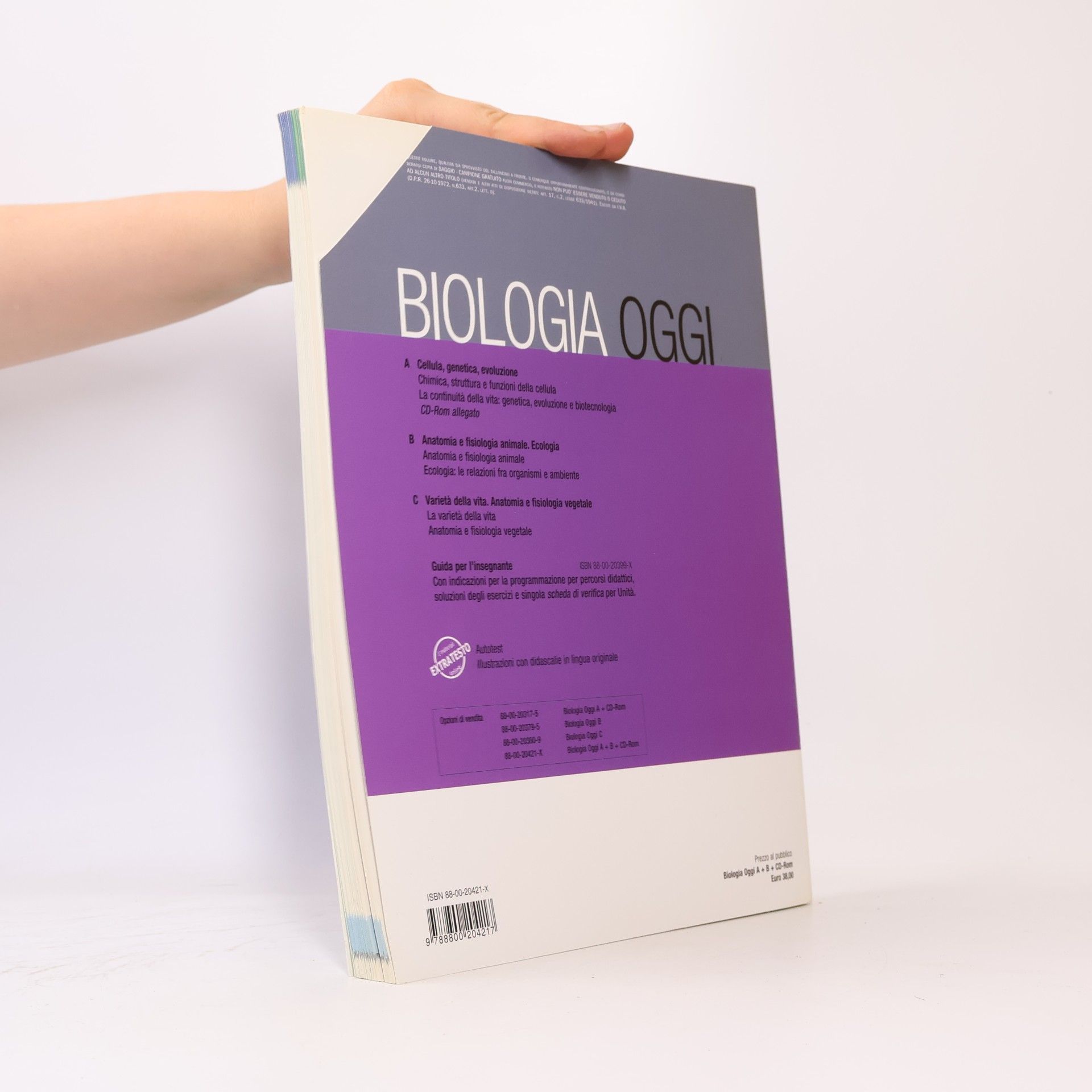David Krogh Biologia Oggi B