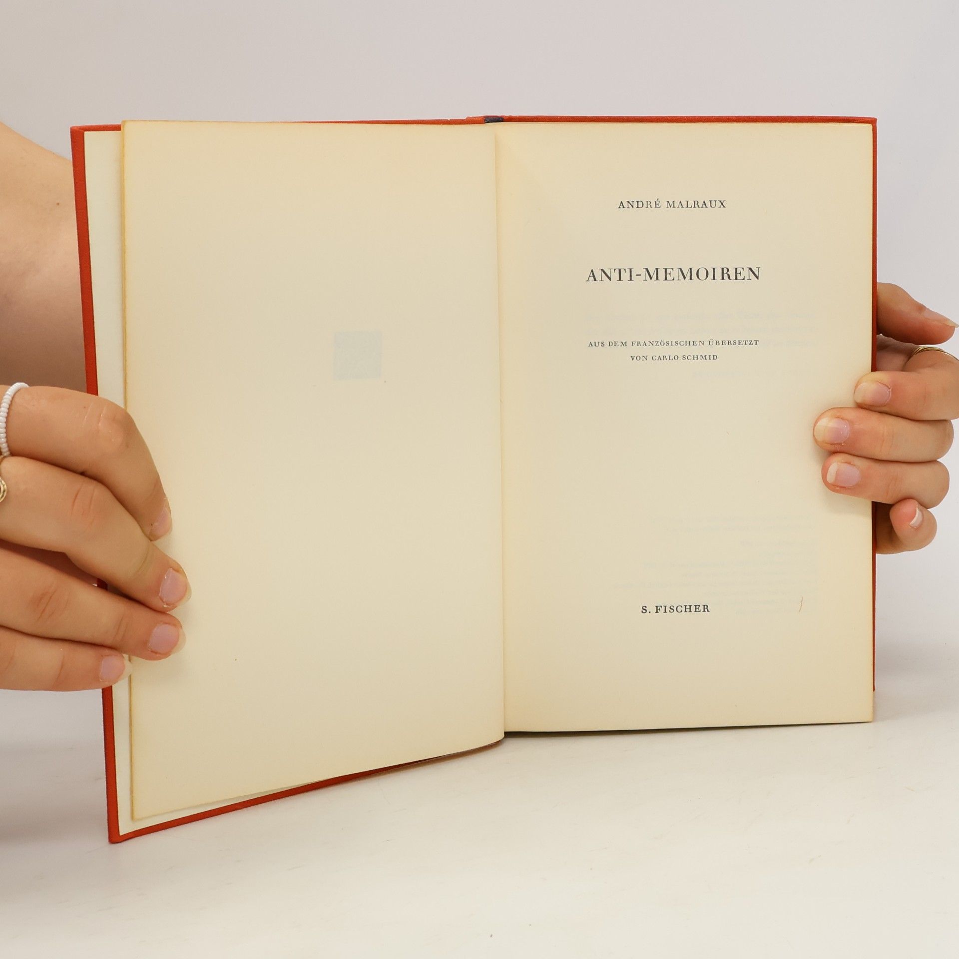 André Malraux Anti-Memoiren