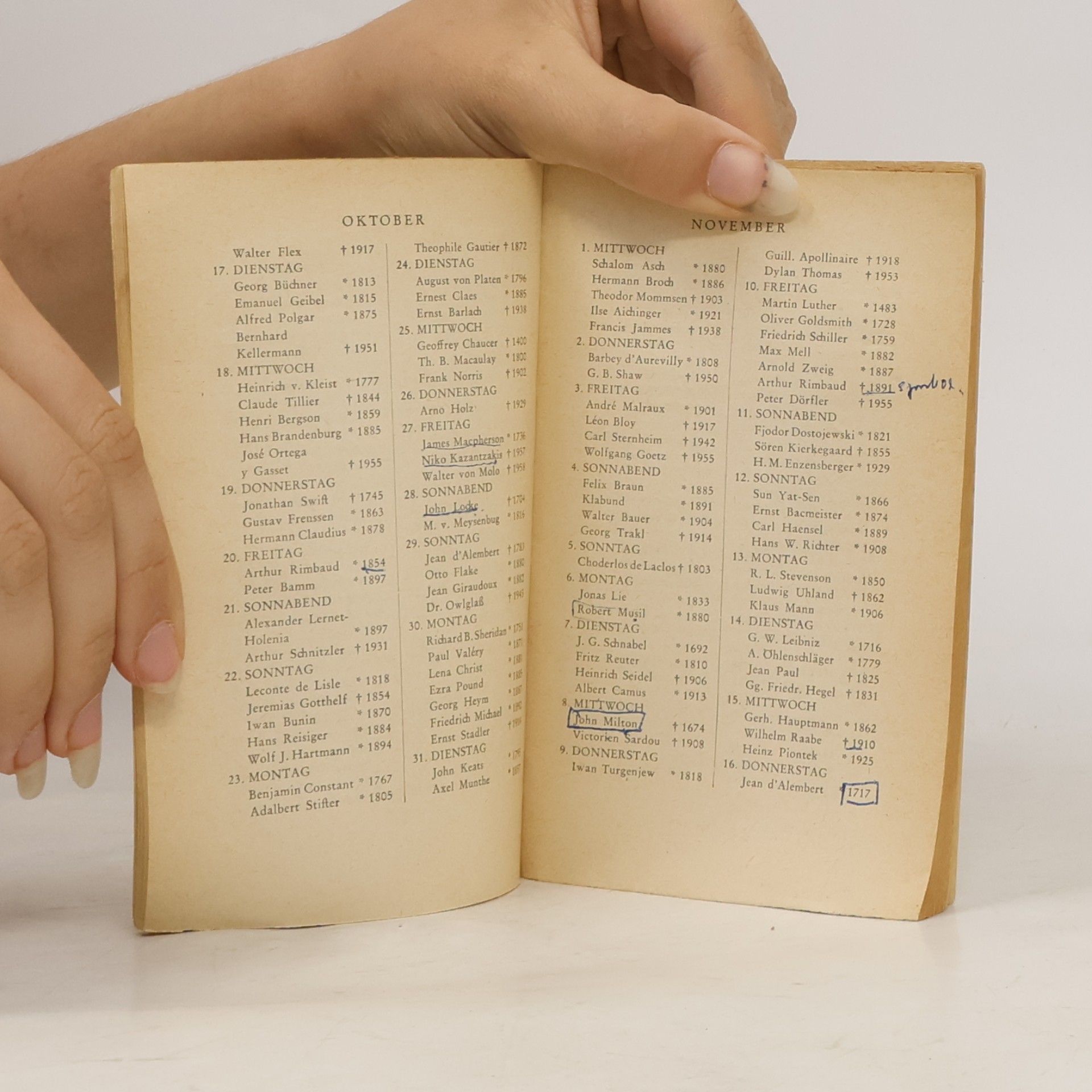 Kolektiv autorů Reclams Literatur-Kalender 1961