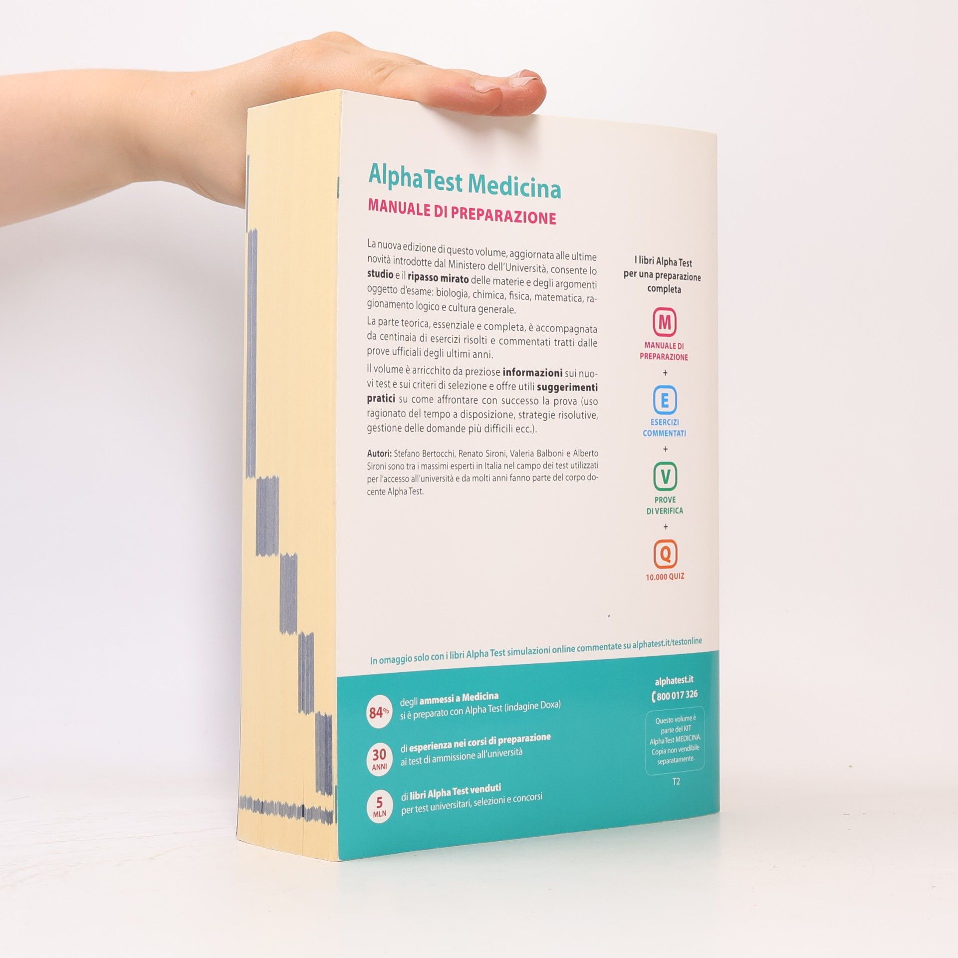 Alpha Test. Medicina, odontoiatria, veterinaria. Manuale di preparazione - 16° edizione