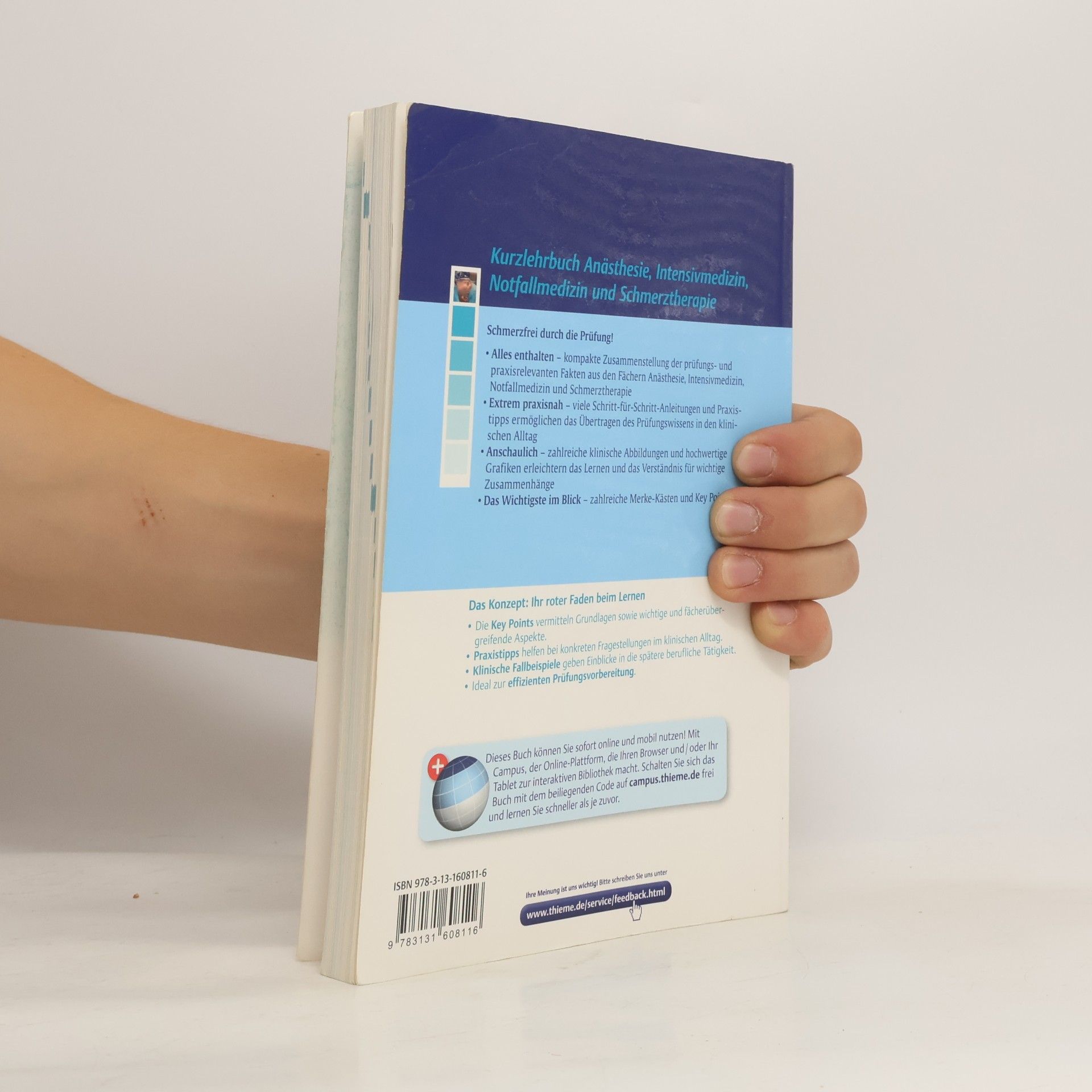 Wolfgang A. Wetsch Kurzlehrbuch Anästhesie, Intensivmedizin, Notfallmedizin und Schmerztherapie