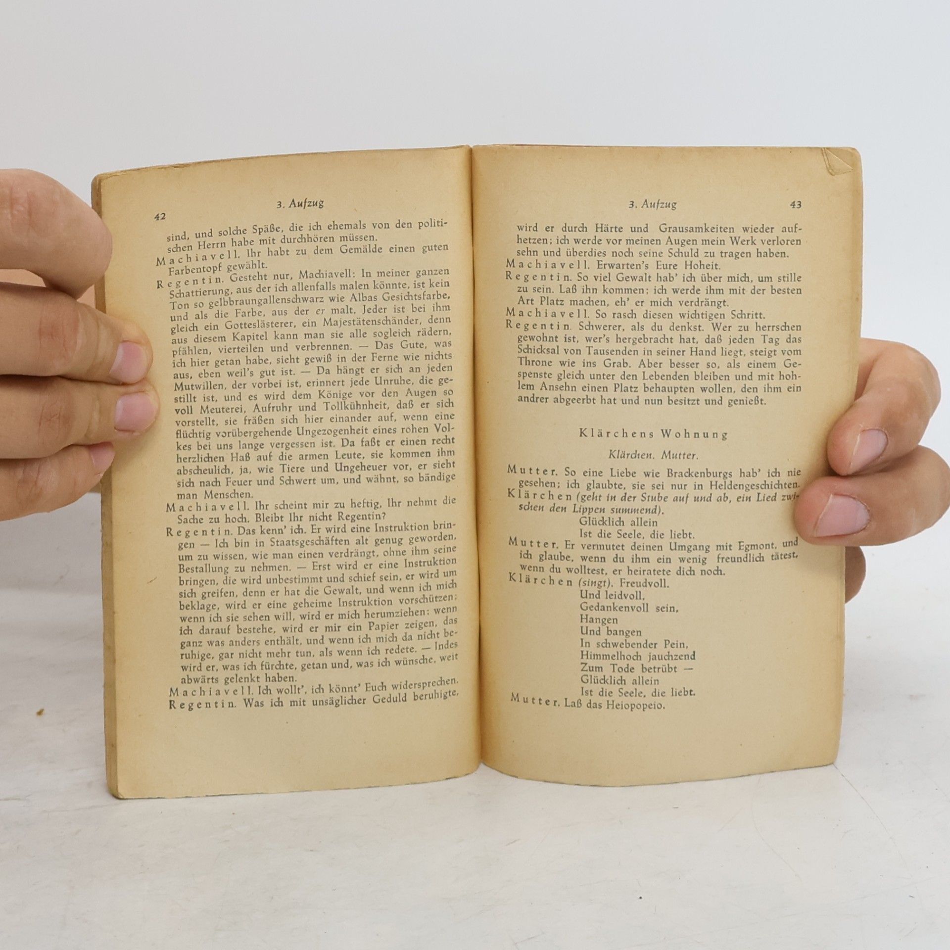 Johann Wolfgang von Goethe Egmont. Ein Trauerspiel
