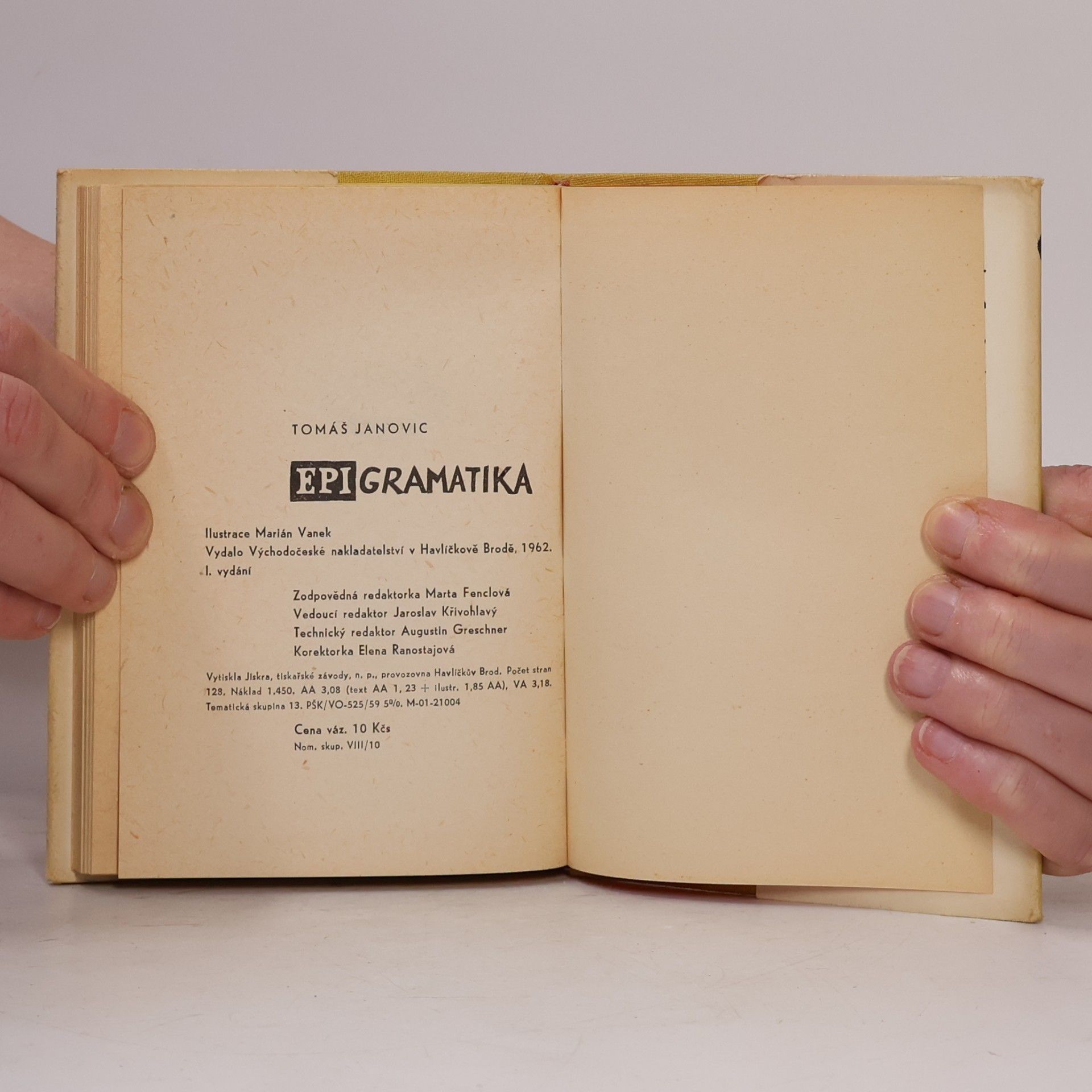 Tomáš Janovic Epigramatika