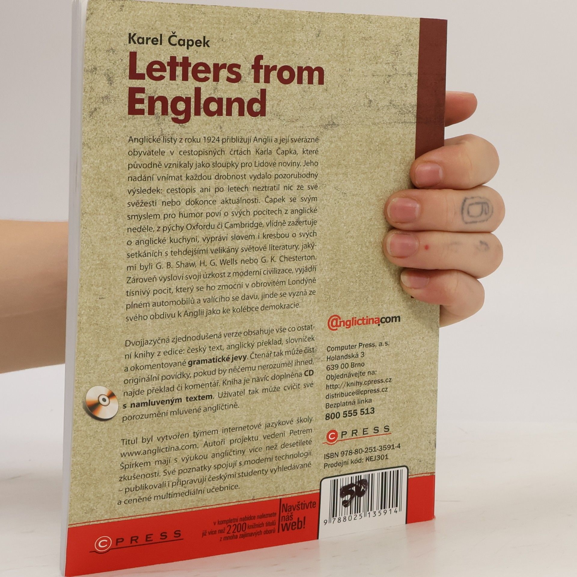 Karel Čapek Anglické listy / Letters from England