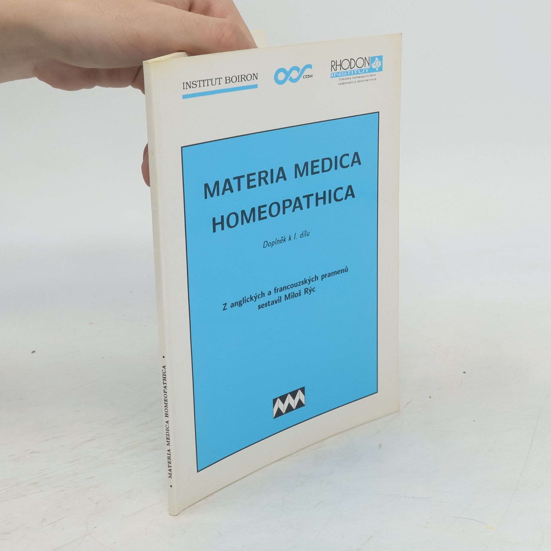 Materia medica homeopathica : doplněk k 1. dílu