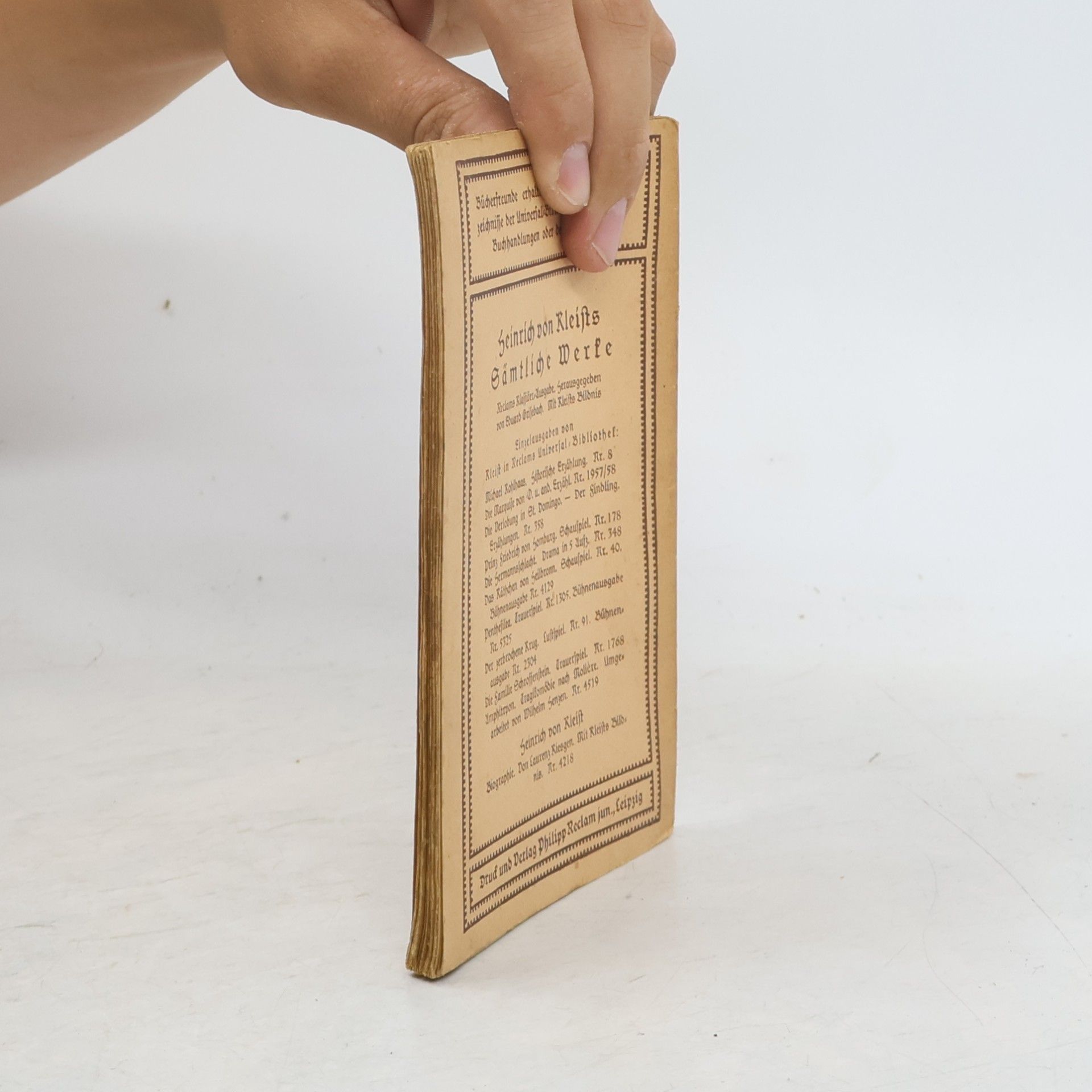 Heinrich von Kleist Die Hermannsschlacht