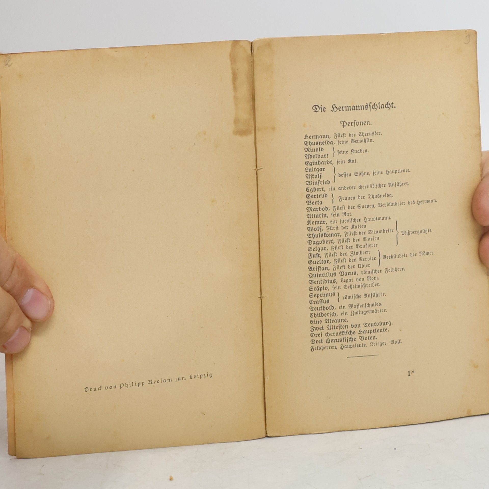 Heinrich von Kleist Die Hermannsschlacht