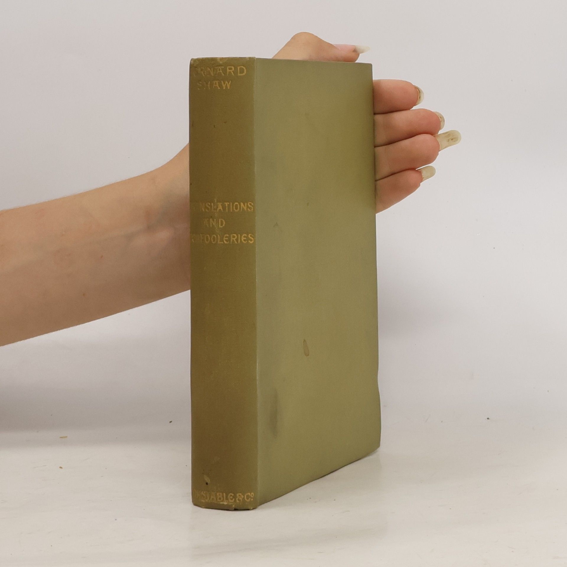 Bernard Shaw Translations And Tomfooleries