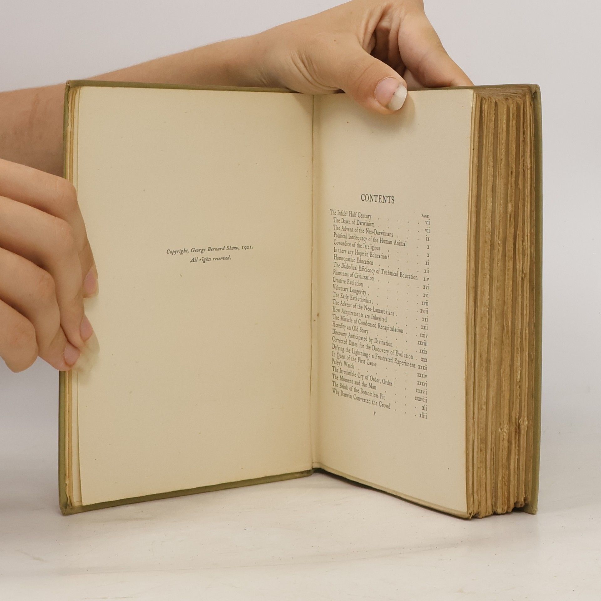 George Bernard Shaw Back to Methuselah