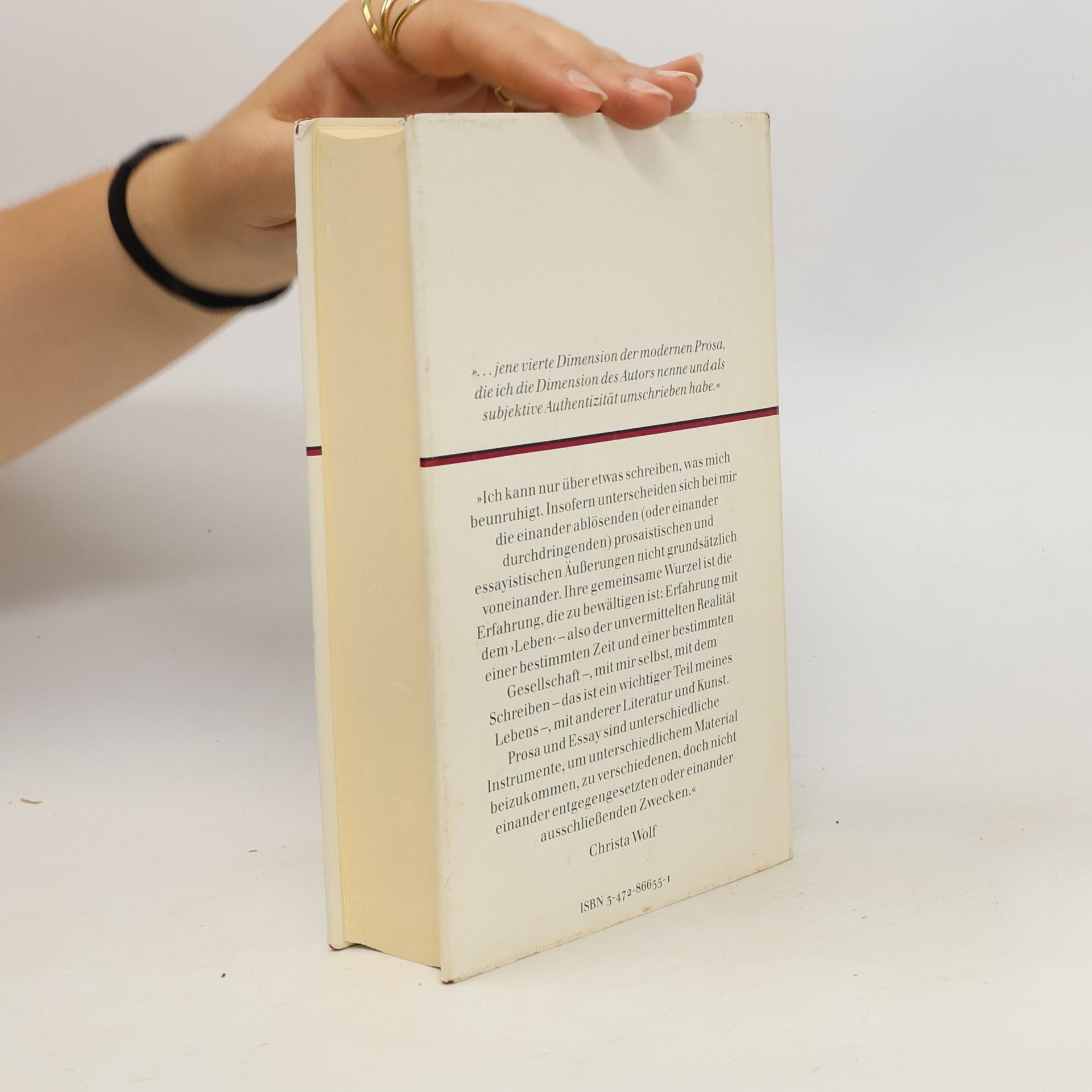 Christa Wolf Die Dimension des Autors