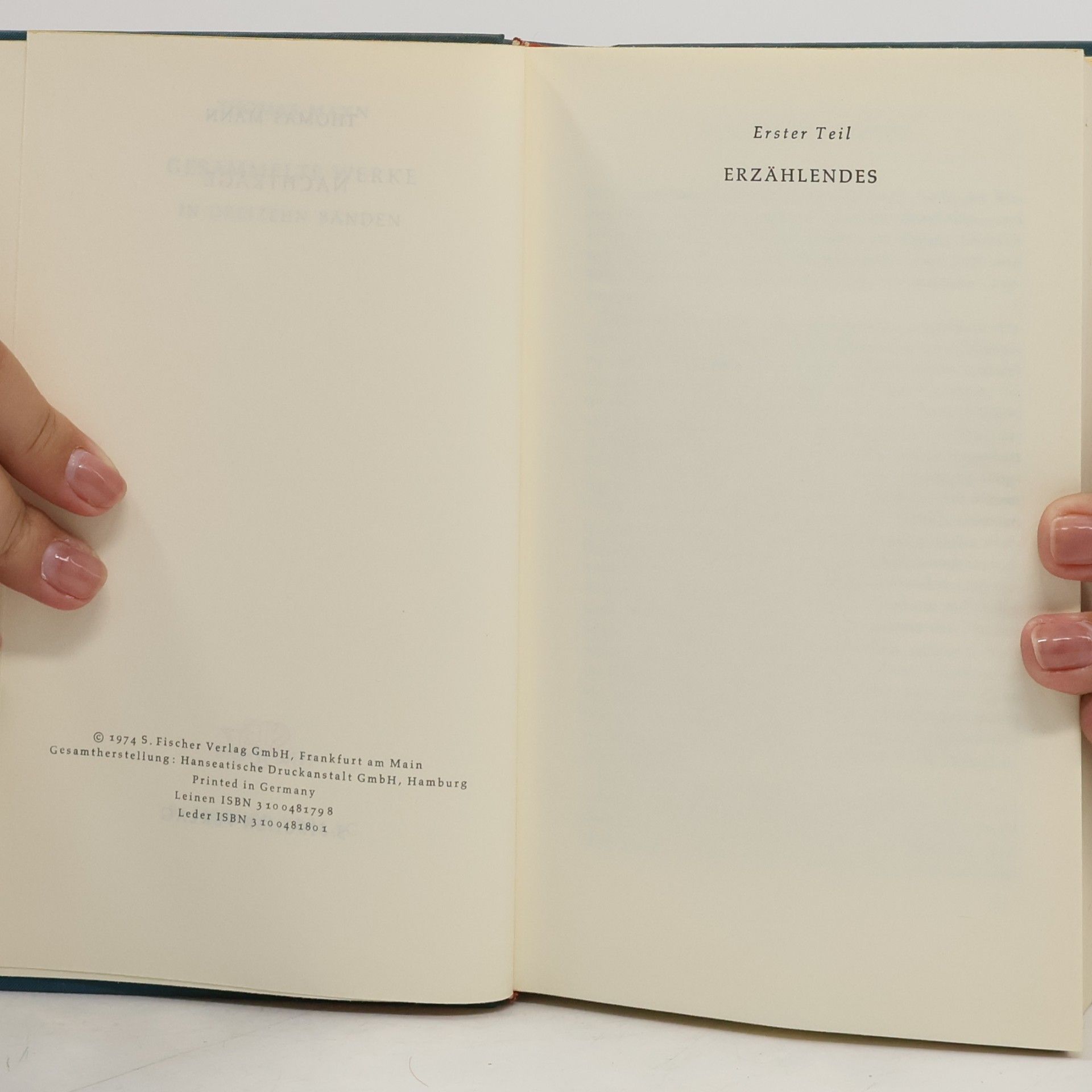 Thomas Mann Gesammelte Werke XIII. Nachträge