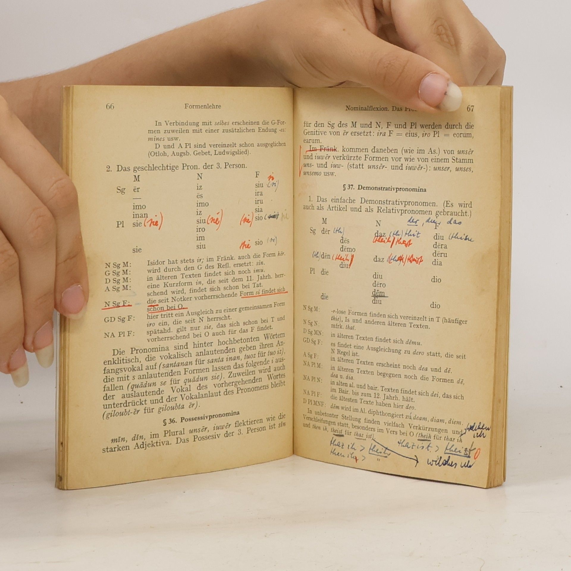 Naumann Hans Althochdeutsches Elementarbuch. Grammatik und Texte