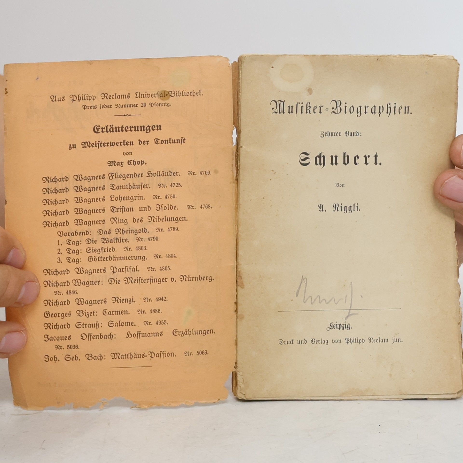 A. Niggli Musiker Biographien X. Schubert