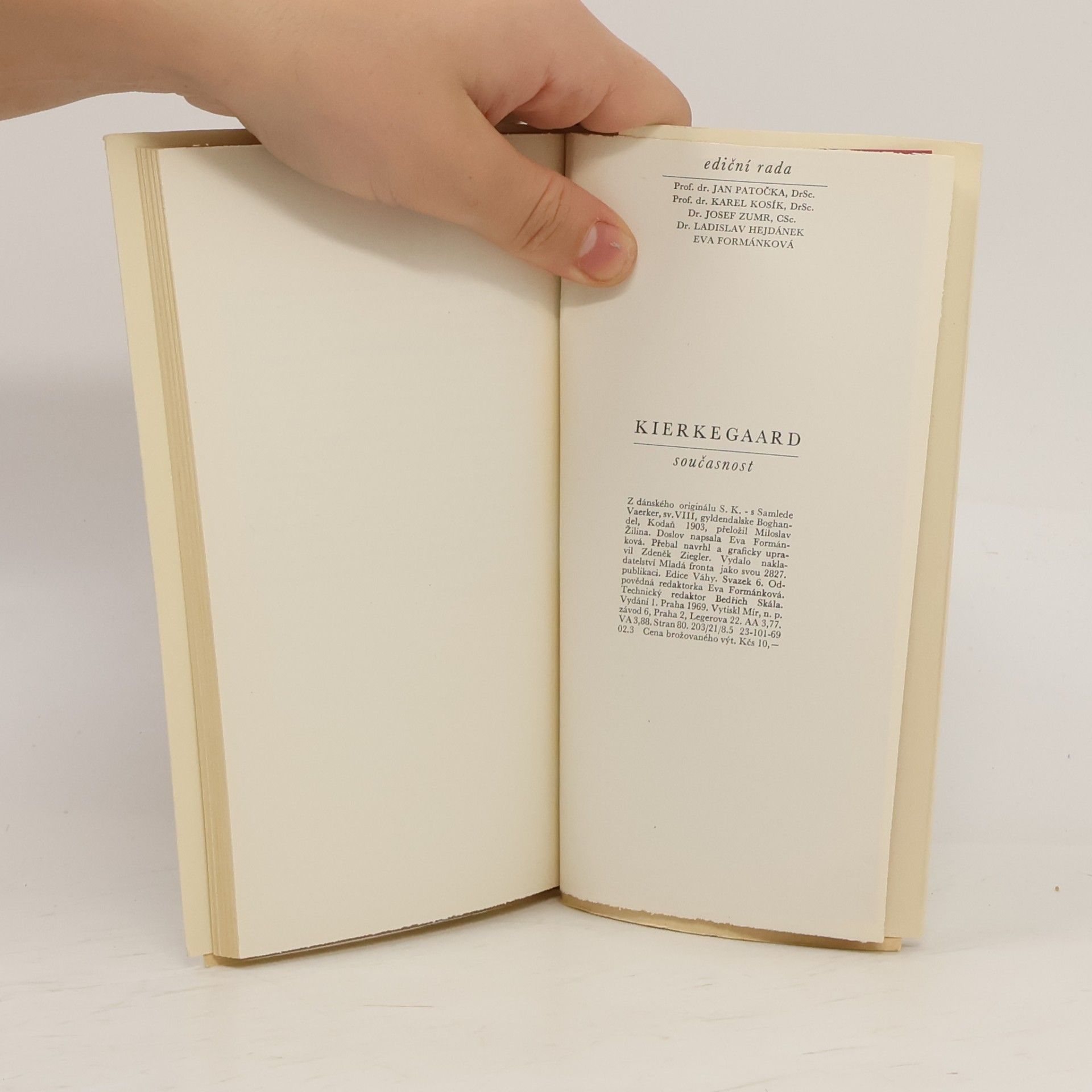 Søren Kierkegaard Současnost