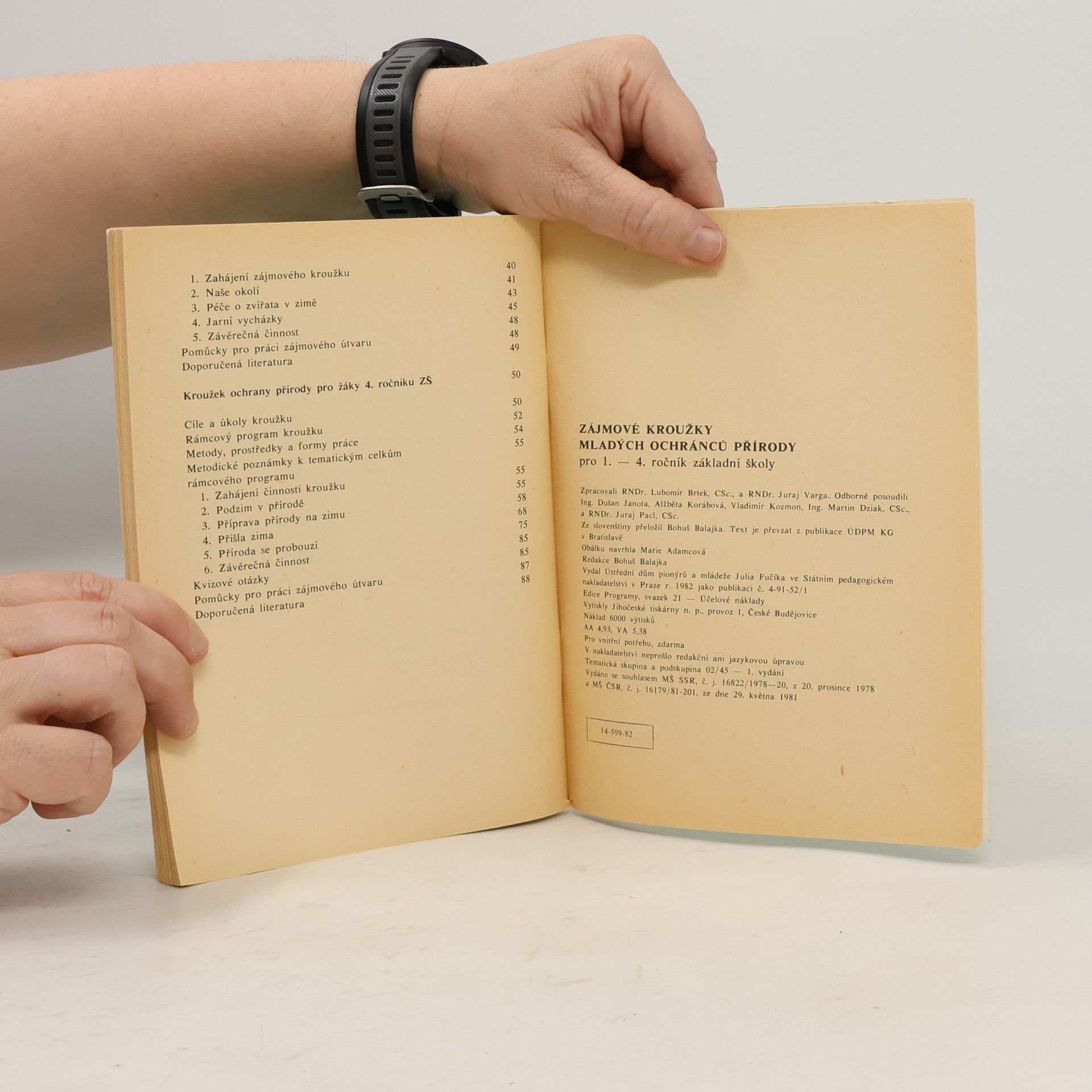 Various authors Zájmové kroužky mladých ochránců přírody