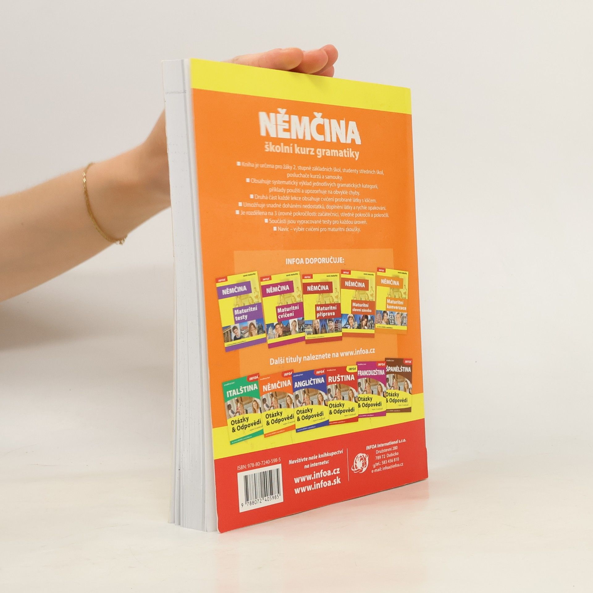 Melinda Tęcza Němčina : školní kurz gramatiky