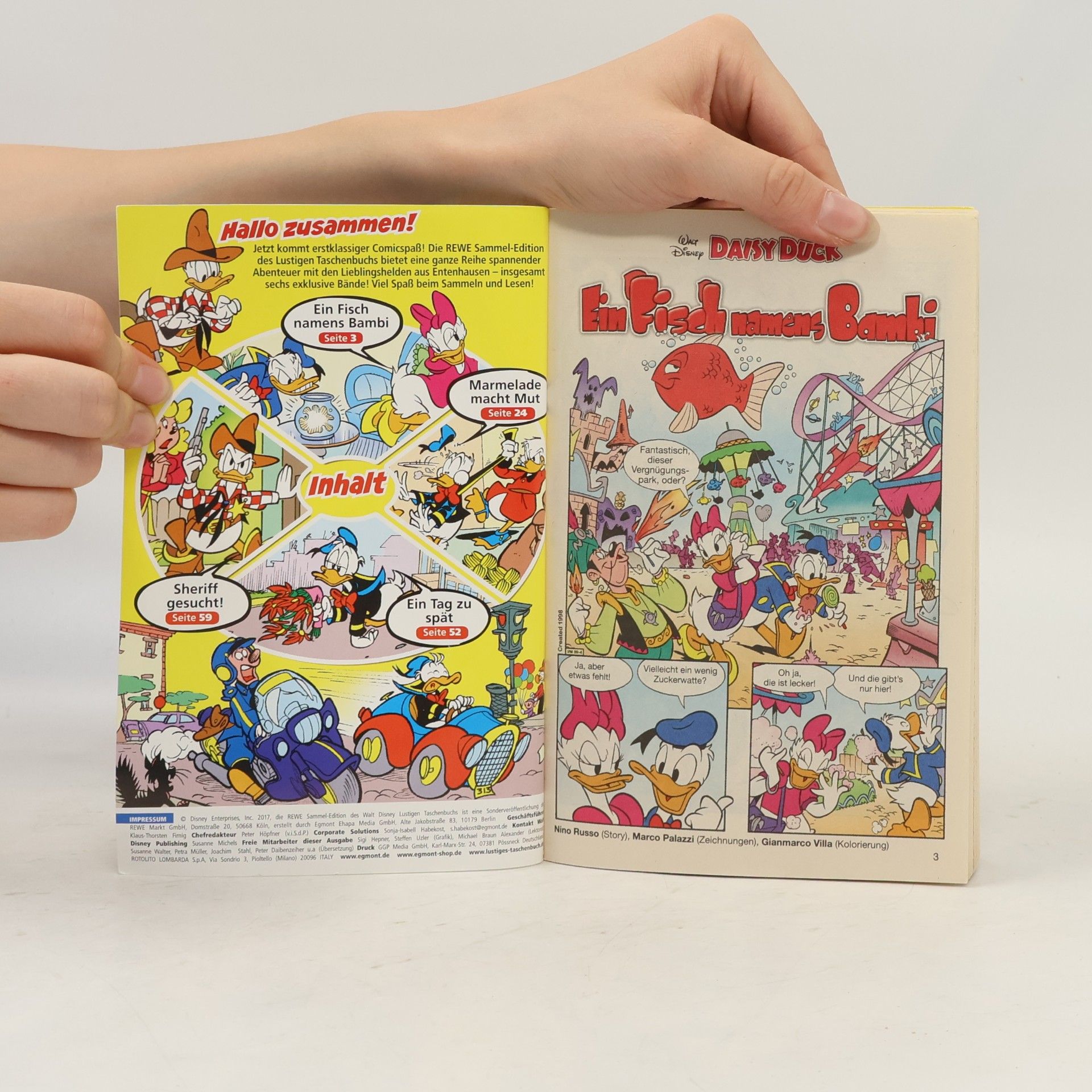 Walt Disney Lustiges Taschenbuch 1. Ein Fisch namens Bambi