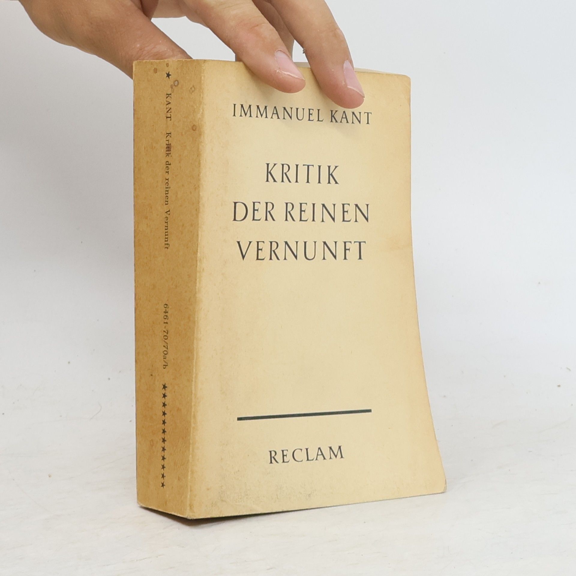 Immanuel Kant Kritik der reinen Vernunft
