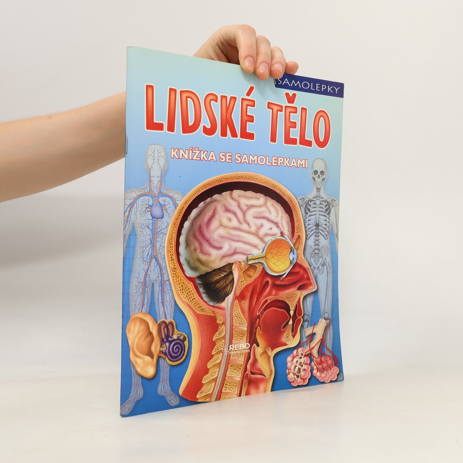 Liz Leask Lidské tělo - knížka se samolepkami