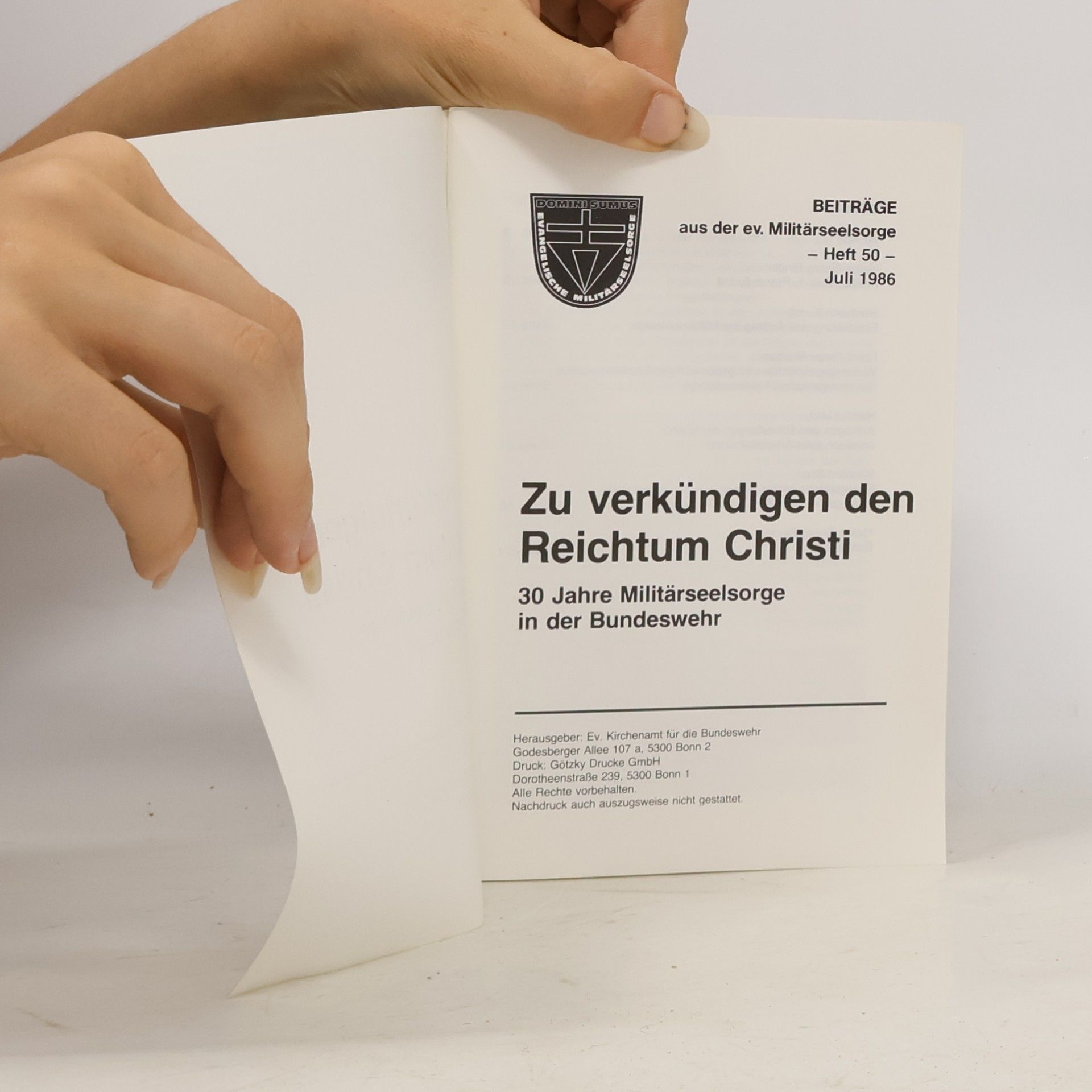 kolektiv Zu verkündigen den Reichtum Christi