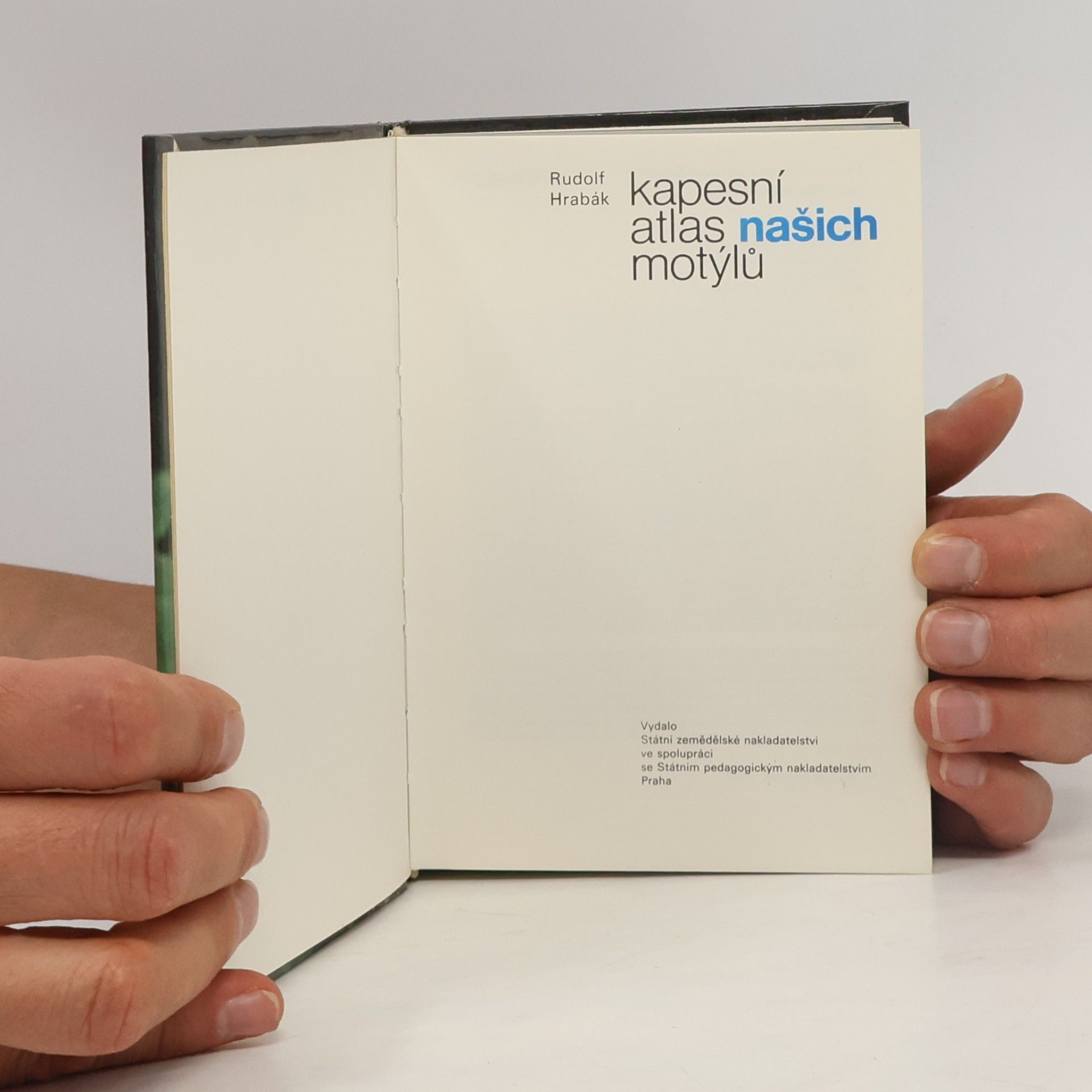 Rudolf Hrabák Kapesní atlas našich motýlů