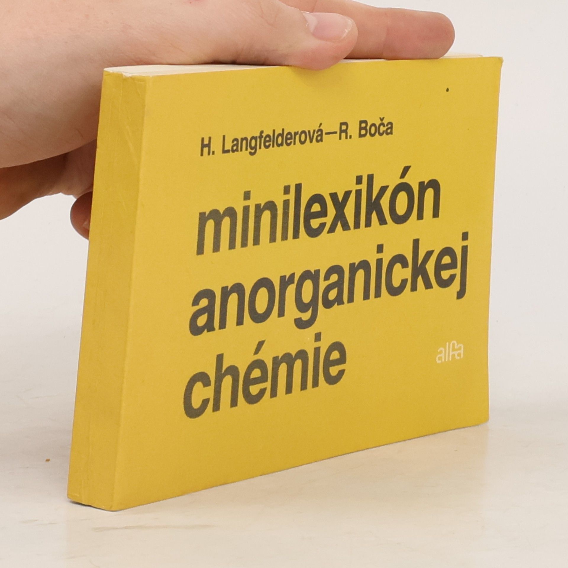 Helena Langfelderová Minilexikón anorganickej chémie