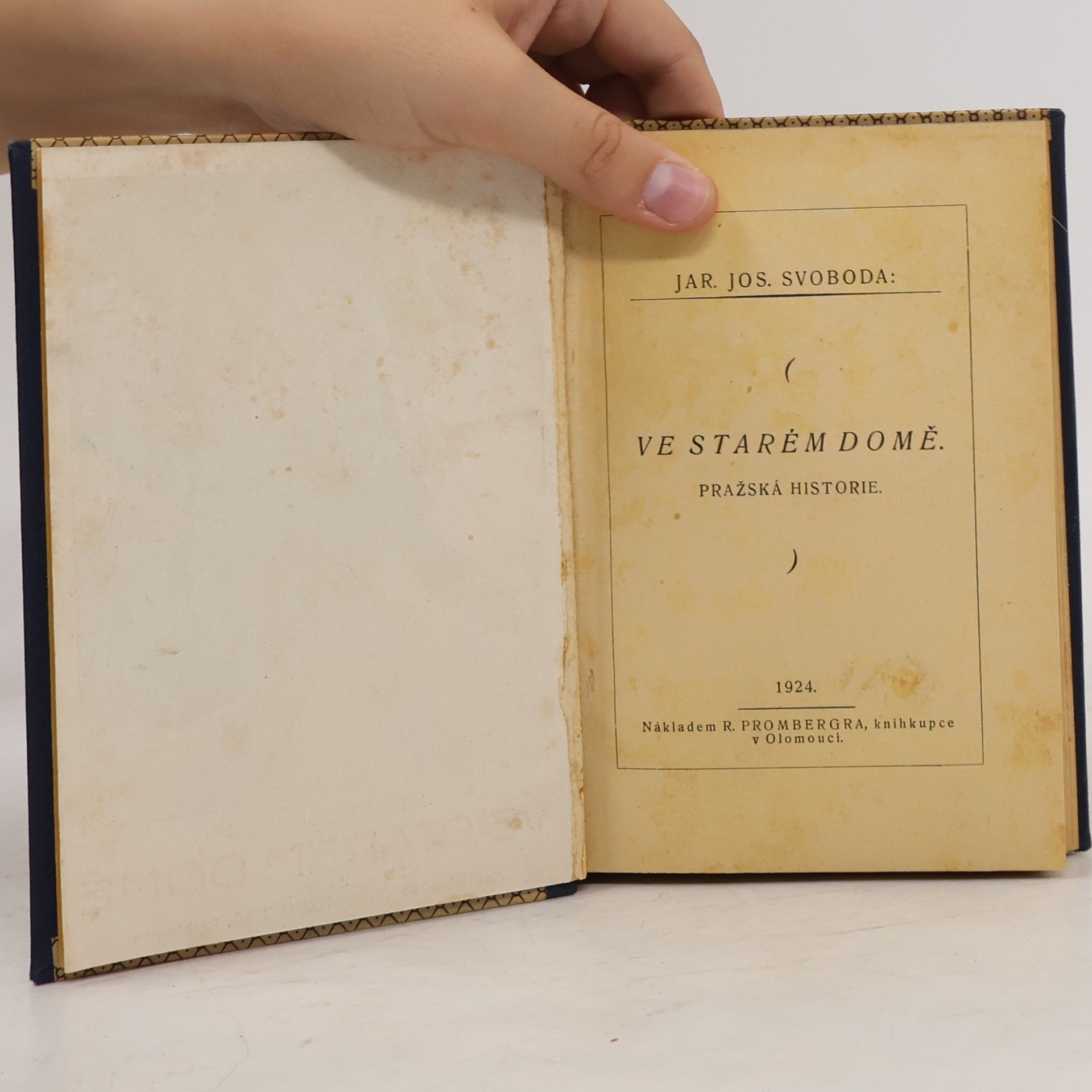 Jaroslav Josef Svoboda Ve starém domě. Pražská historie