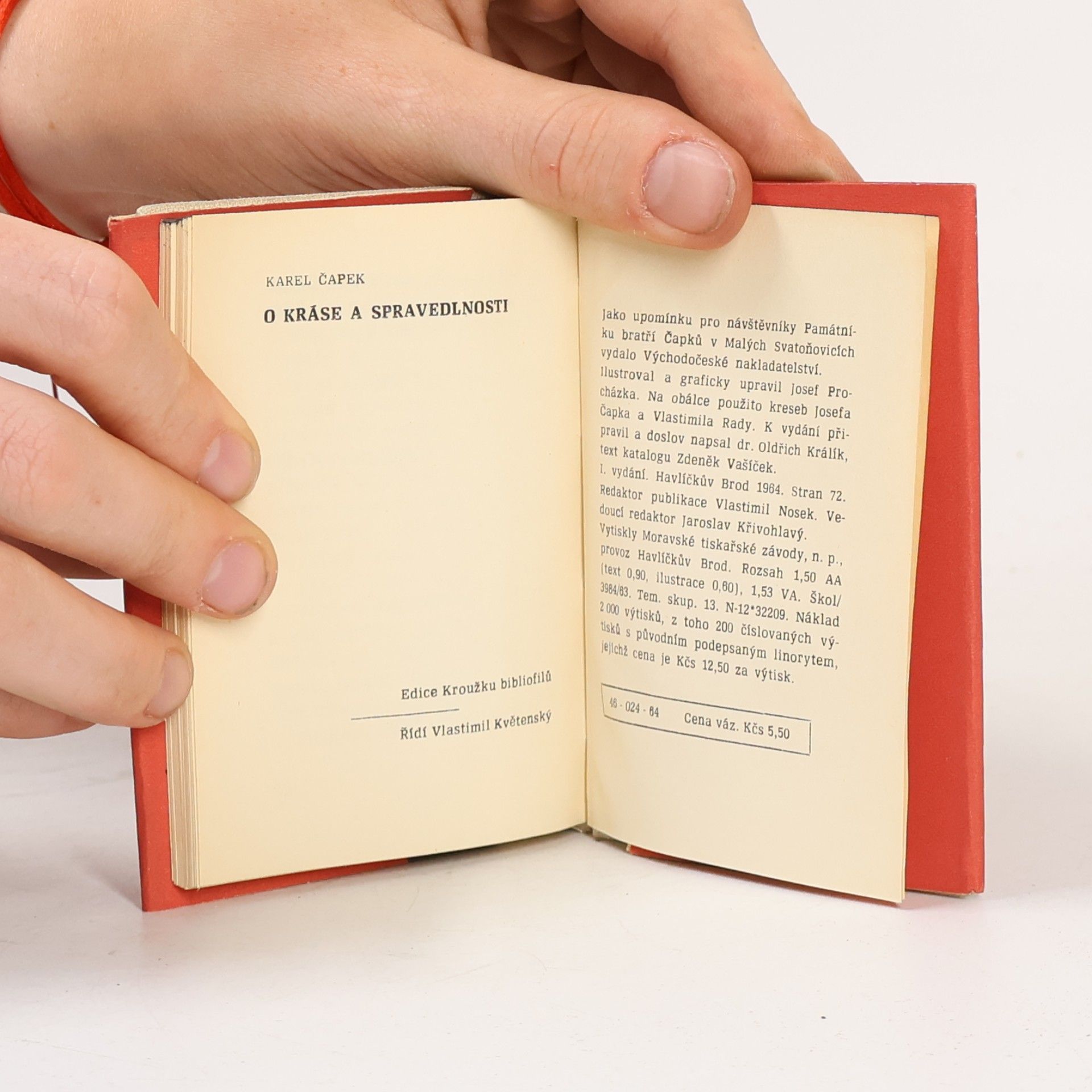 Karel Čapek O kráse a spravedlnosti