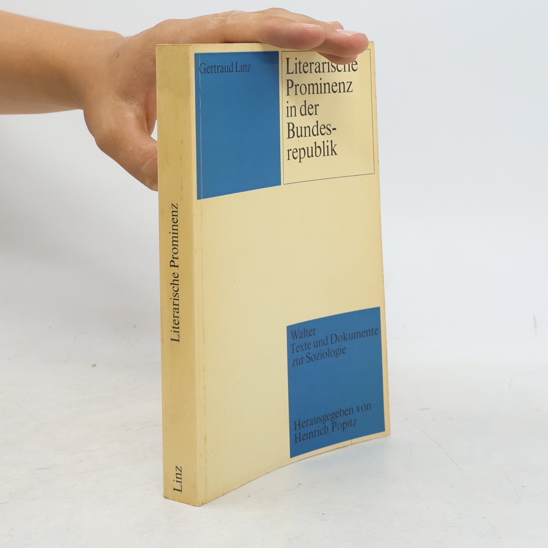 Gertraud Linz Literarische Prominenz in der Bundesrepublik
