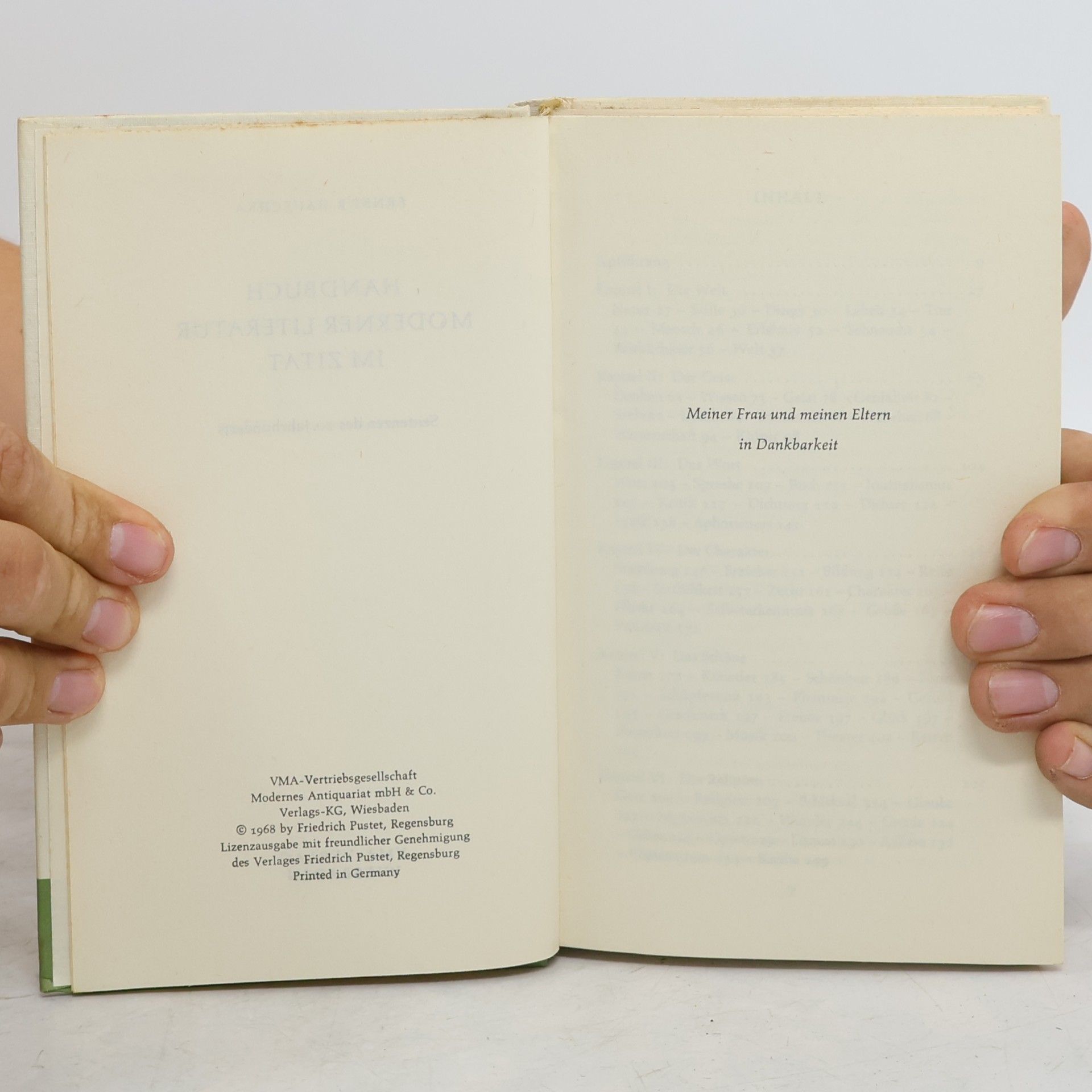Ernst R. Hauschka Handbuch moderner Literatur im Zitat
