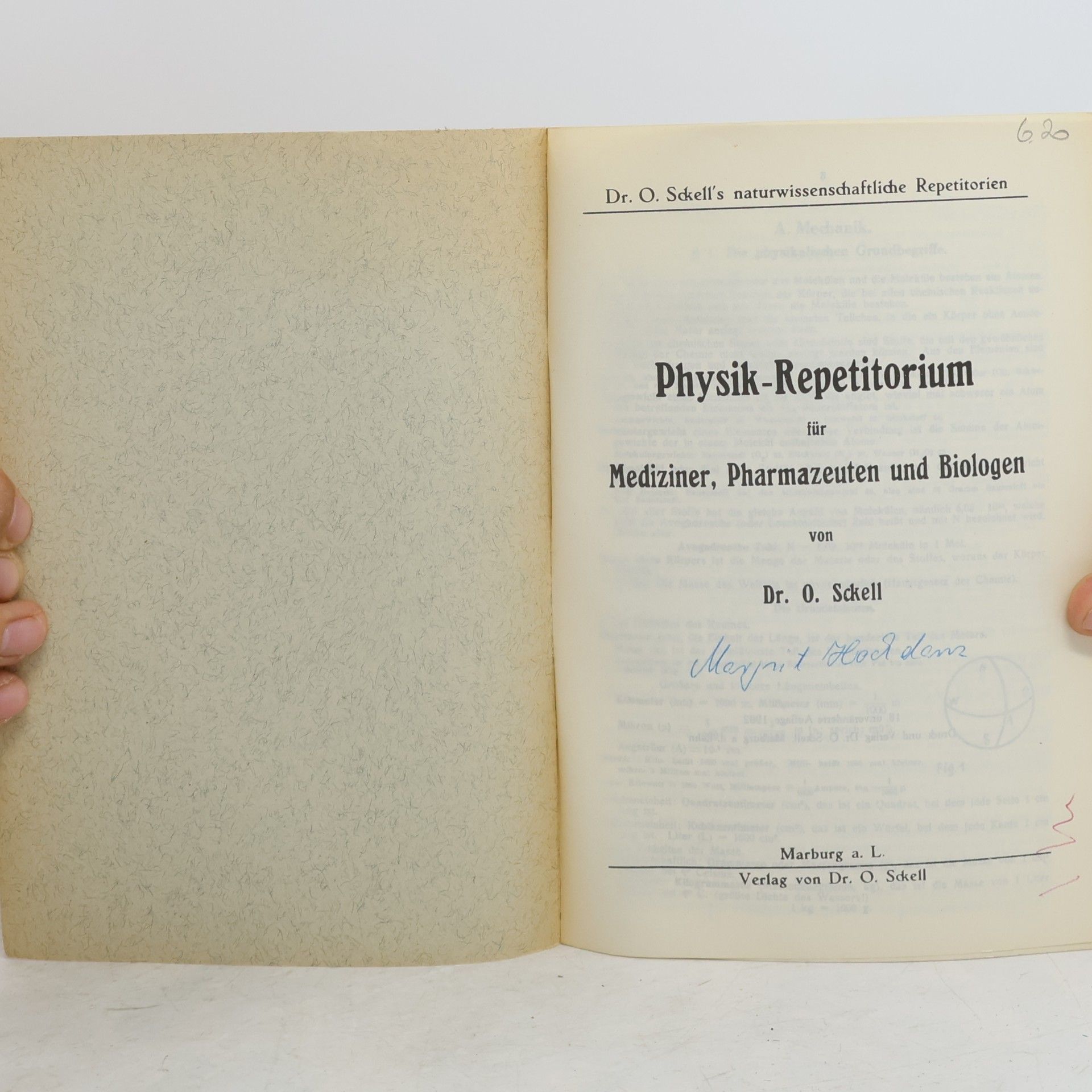 Otto Sckell Physik-Repetitorium für Mediziner, Pharmazeuten und Biologen